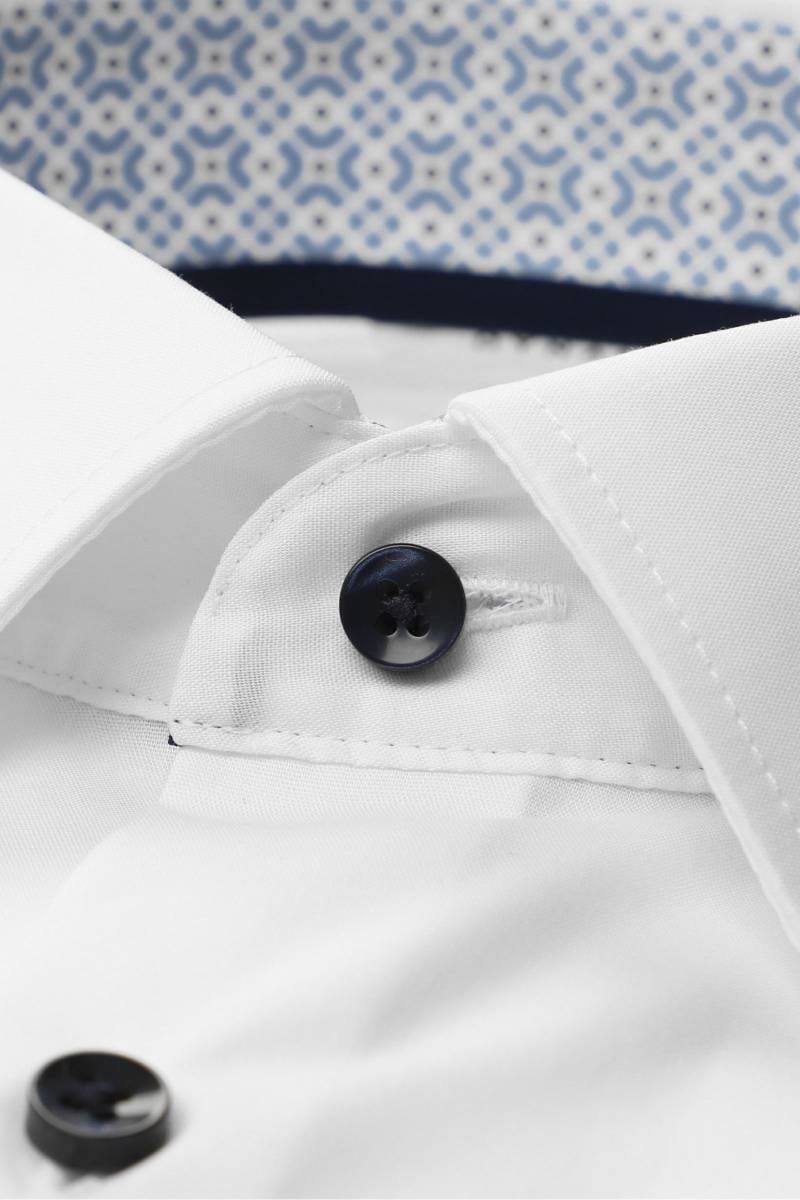 ETERNA Dynamic Cotton Slim Fit Hemd weiss, Einfarbig
