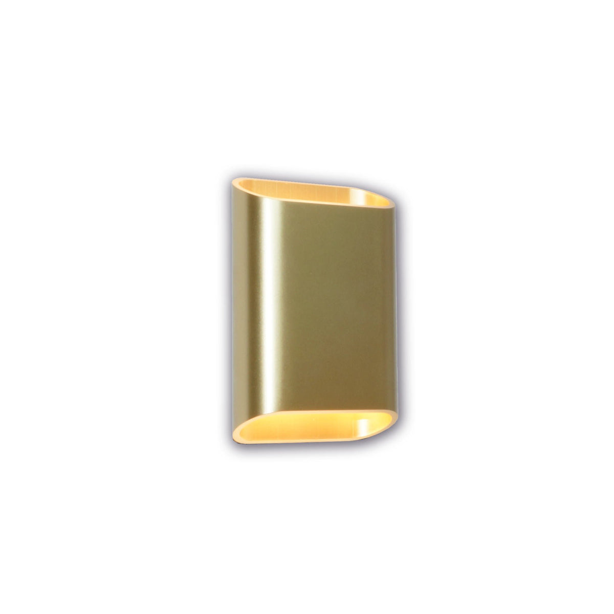 Artdelight wandlamp Diaz - 2 lichts - 4 x 15  cm - goud