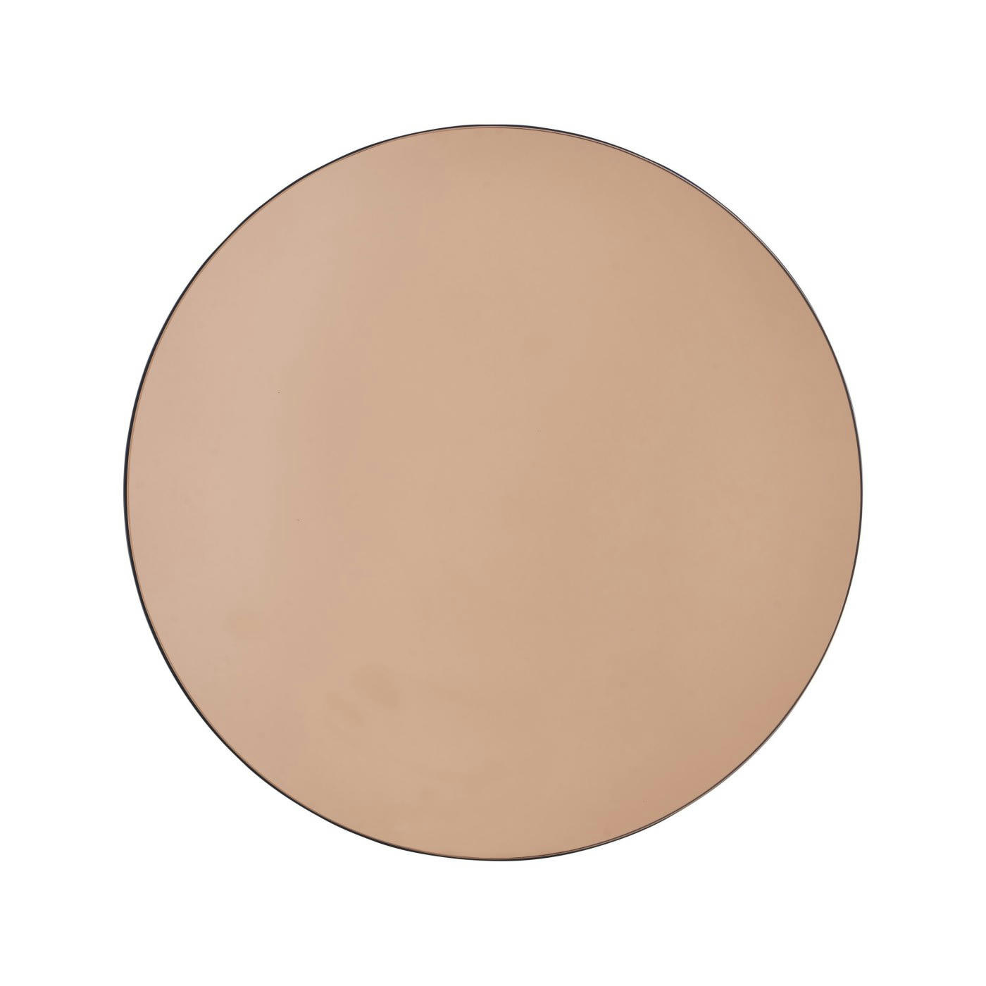 WALLS - Miroir rond teinté rose D50