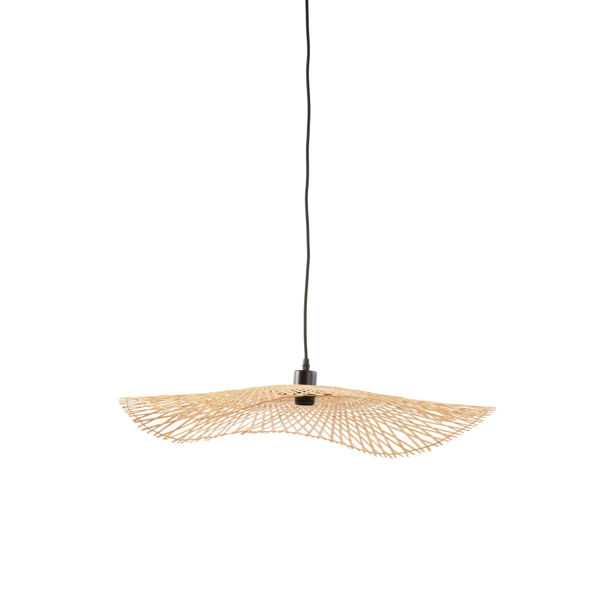 Luqaza hanglamp Liene - bamboe naturel - Ø65cm