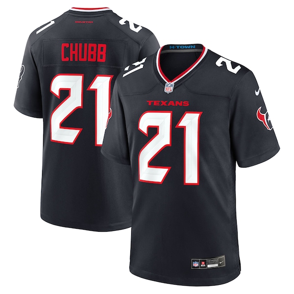 Nick Chubb Houston Texans Nike Team Game Jersey -  Navy
