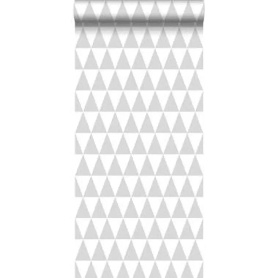 ESTAhome behang - grafisch driehoeken - grijs - 53 cm x 10,05 m