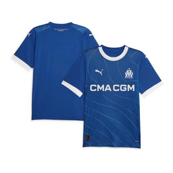 Olympique Marseille Puma 2023/24 Away Replica Jersey - Blue