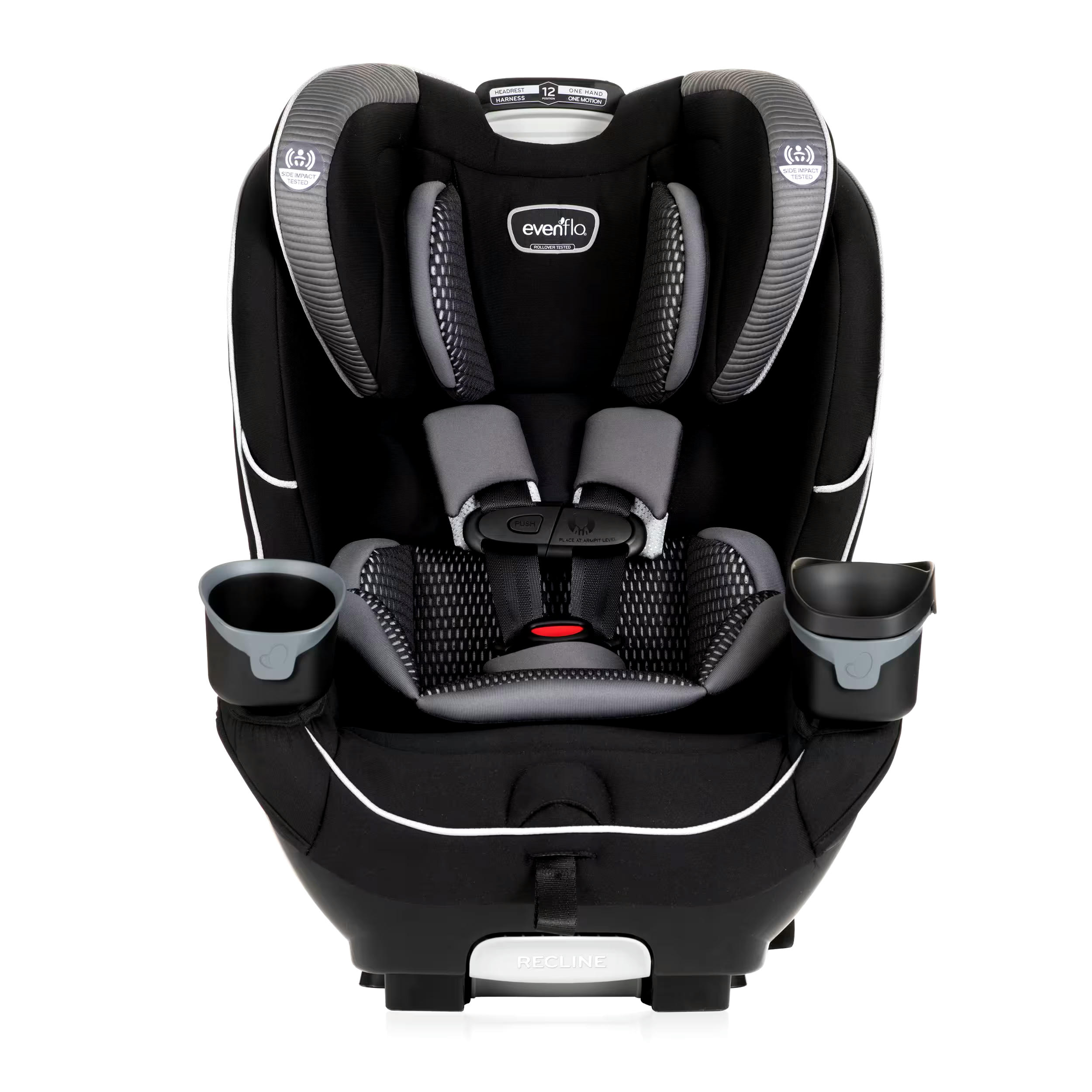Evenflo EveryFit 120-lb All-In-One Car Seat, Olympus Black