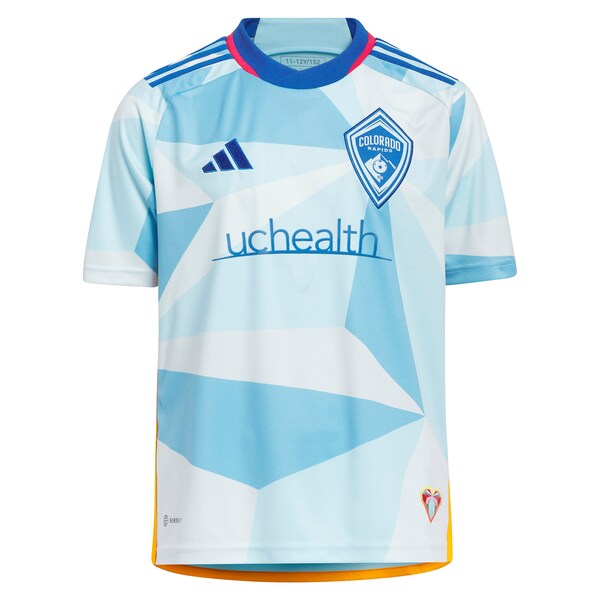 Colorado Rapids adidas Youth 2024 New Day Kit Replica Custom Jersey - Light Blue