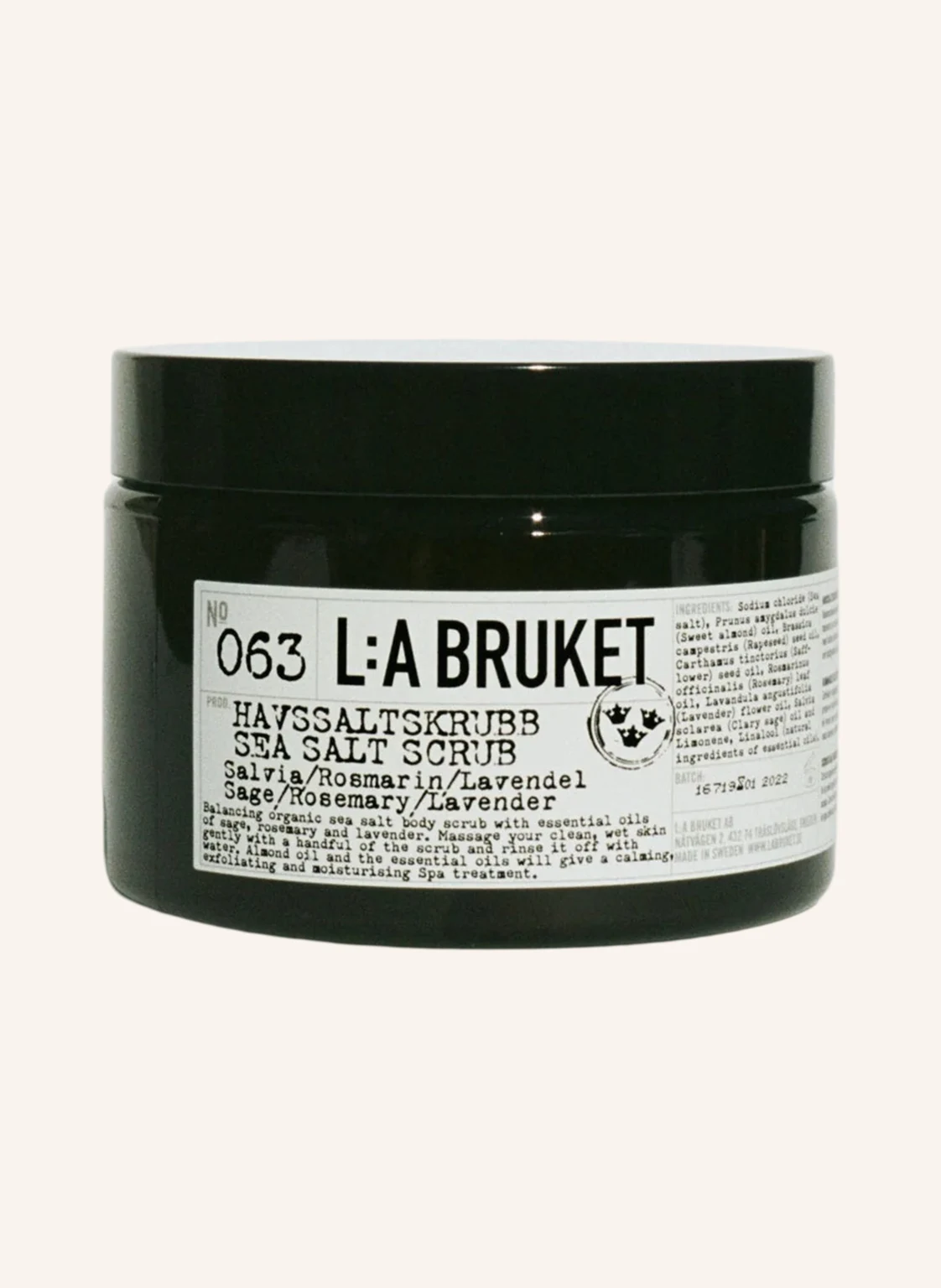 L:A BRUKET Körperpeeling 063 SAGE/ ROSEMARY/ LAVENDER