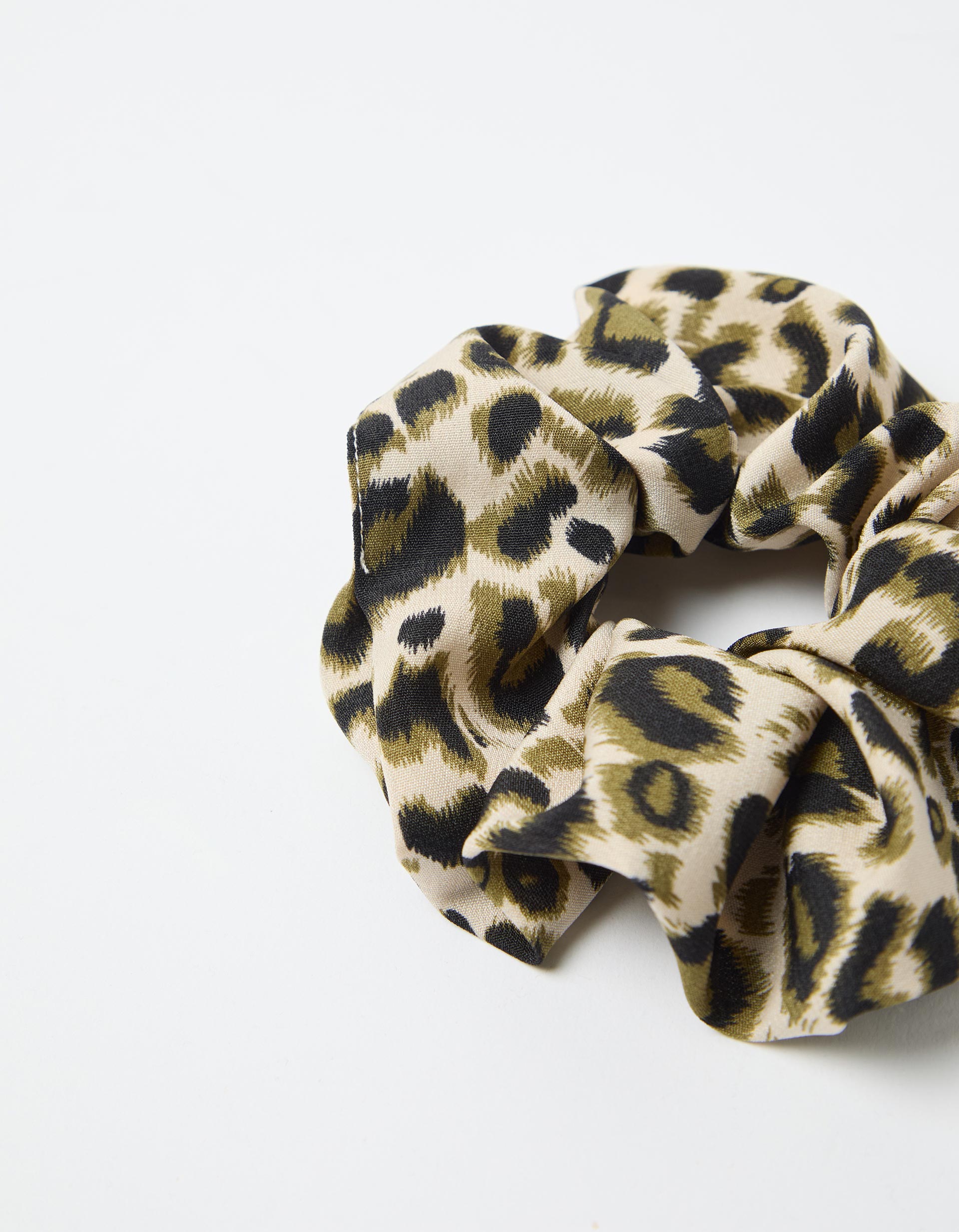 El&aacute;stico de Cabelo Scrunchie, Mulher, Bege