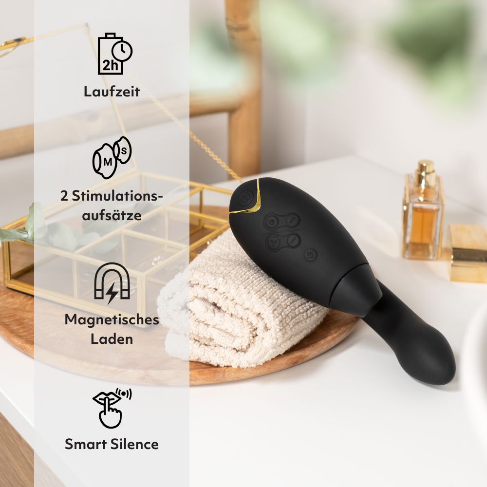 DUO 2 - Der fortgeschrittene Dual-Stimulator für Klitoris und G-Punkt