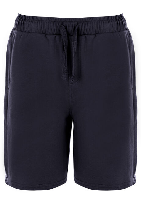 Older Boys Navy Plain Drawstring Shorts