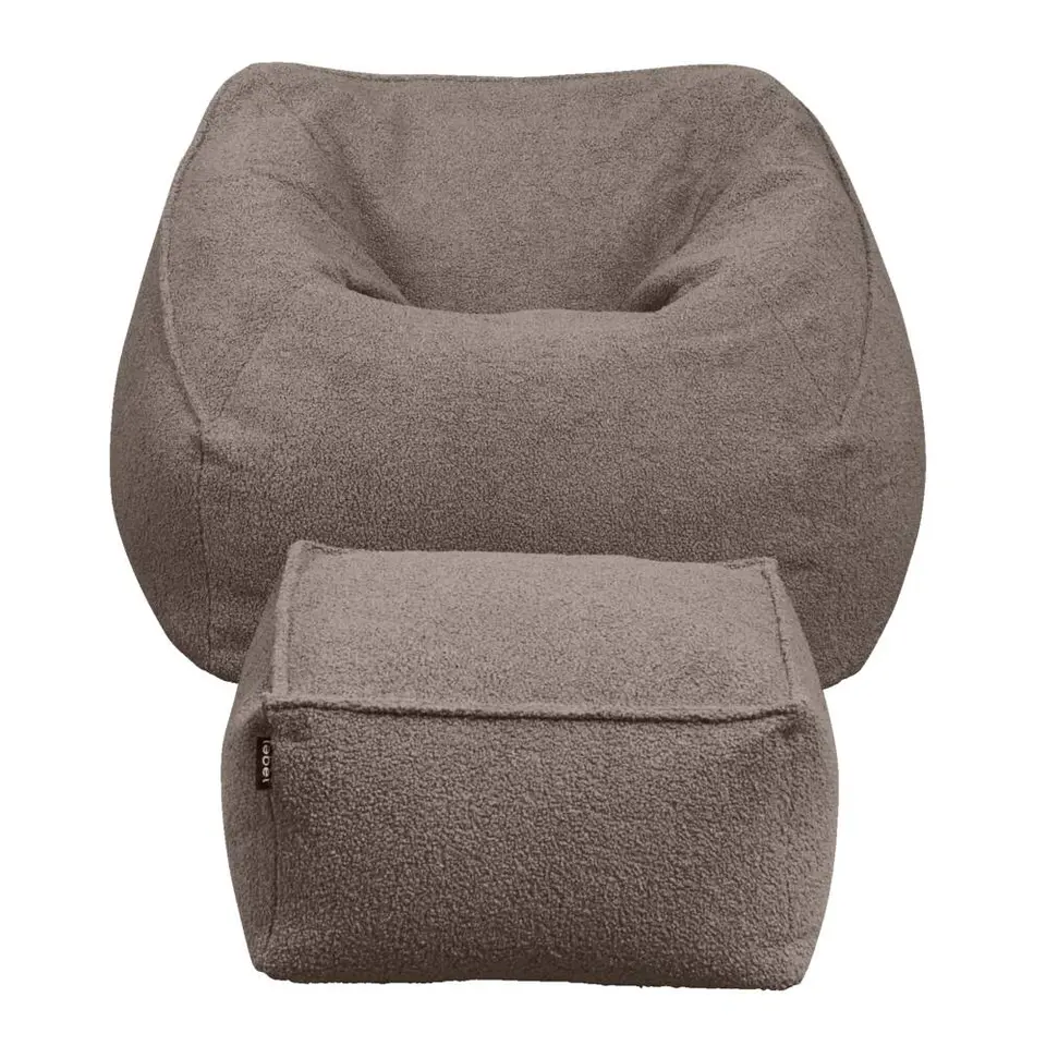 Lebel loungestoel Fay - taupe - 70x100x100 cm