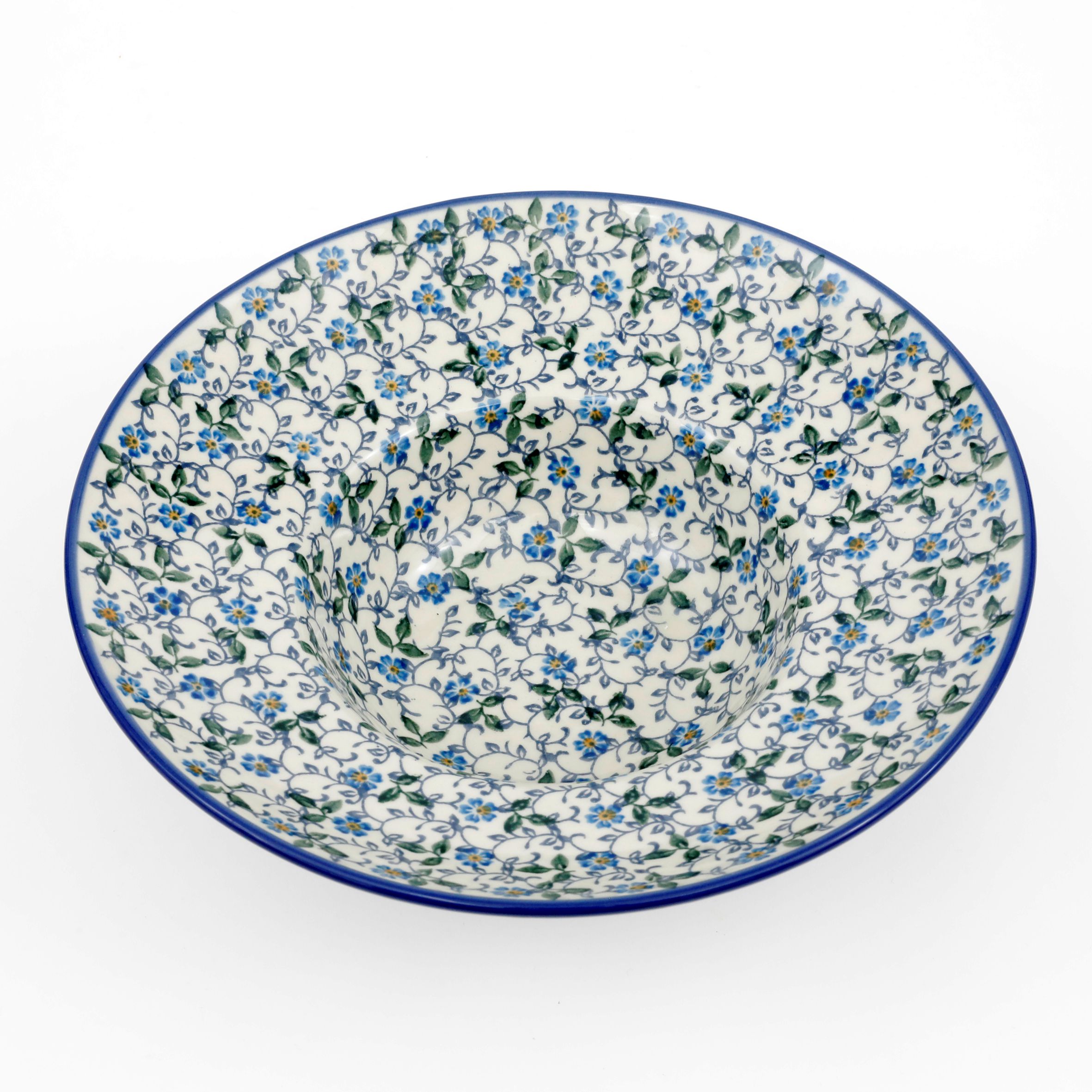 Talerz głęboki na spaghetti D86 25cm  2089X Niezapominajki