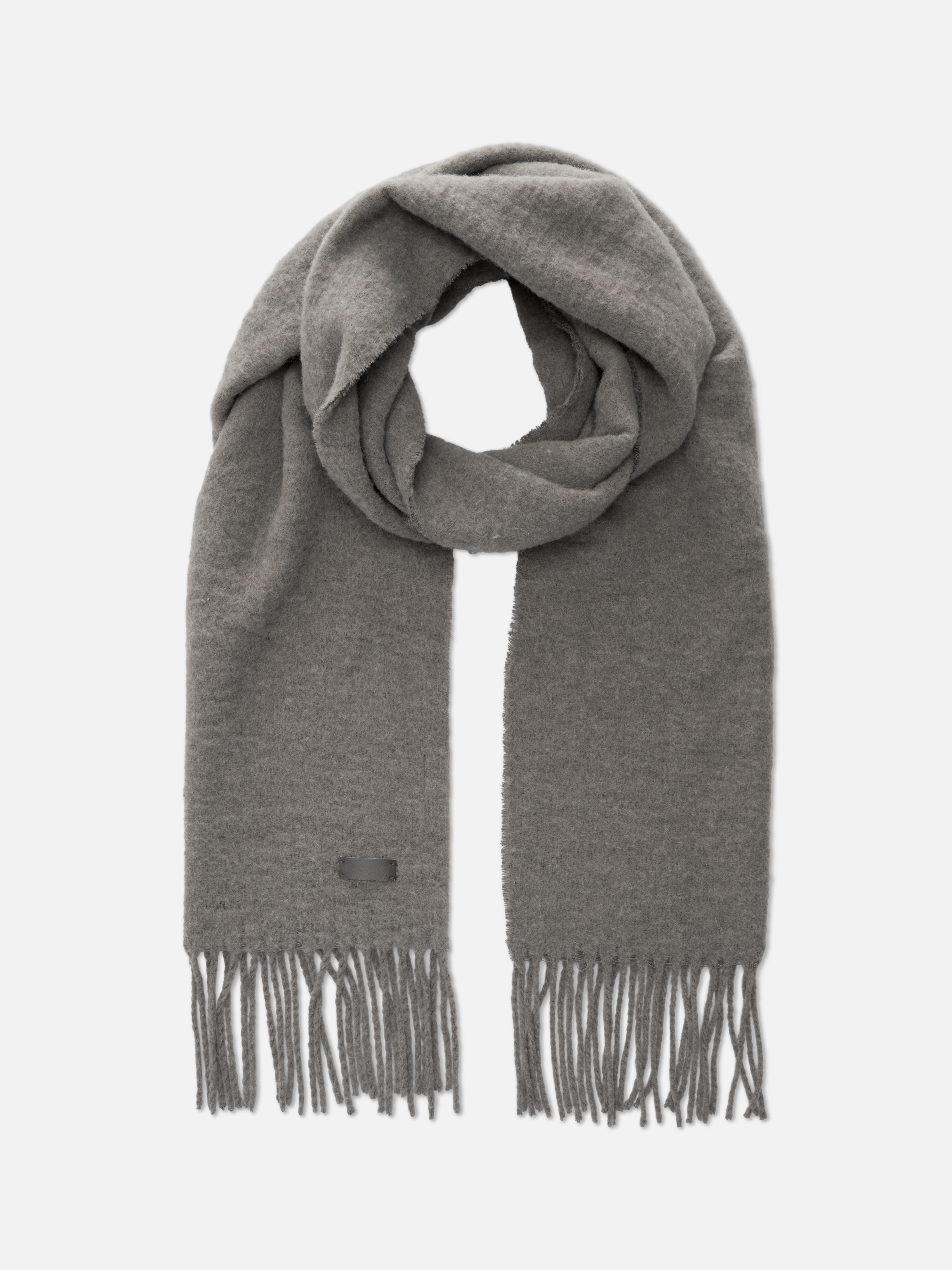 The Edit Slim Tassel Scarf