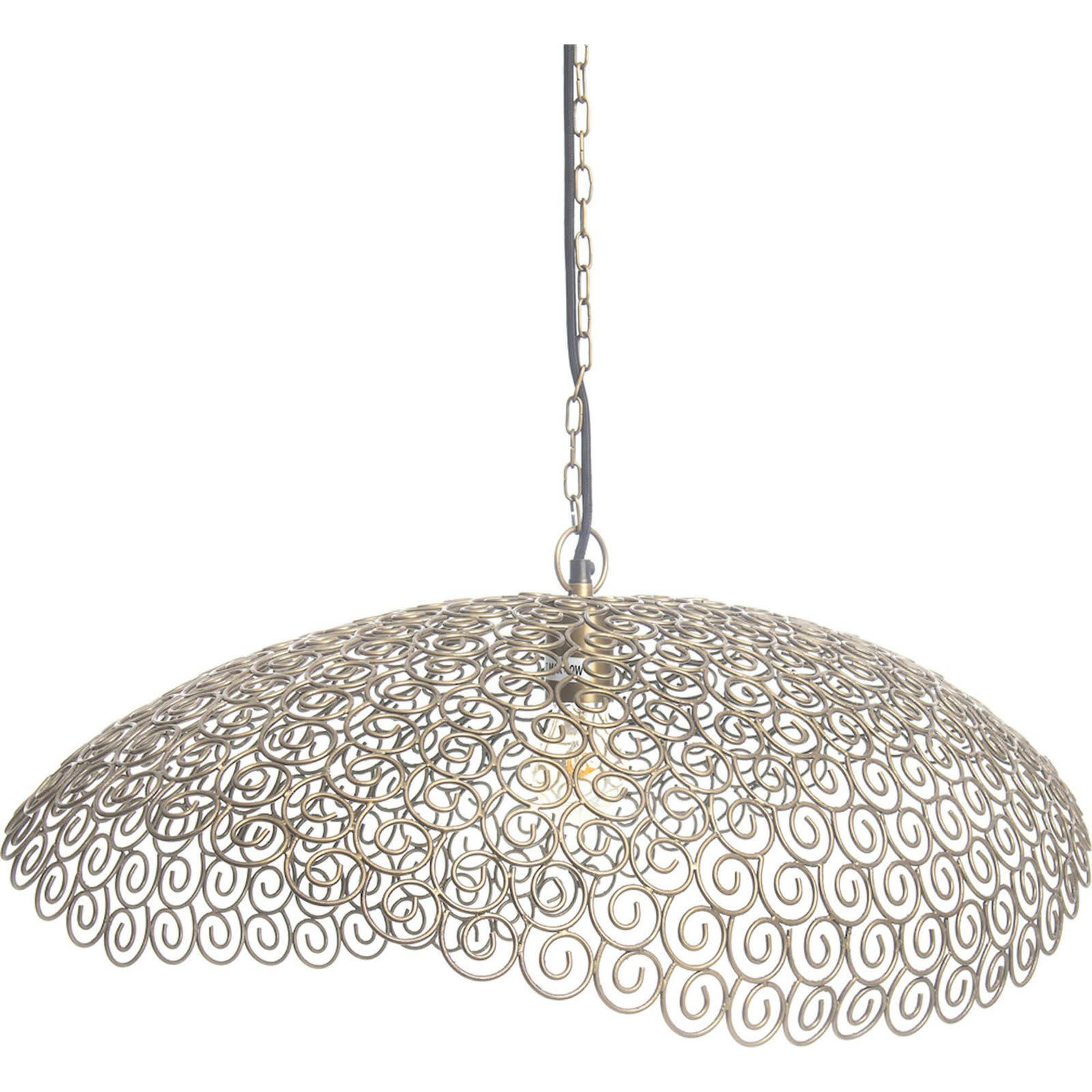 BALI BAZAR - Abat-jour Métal Or 72x50x23 cm