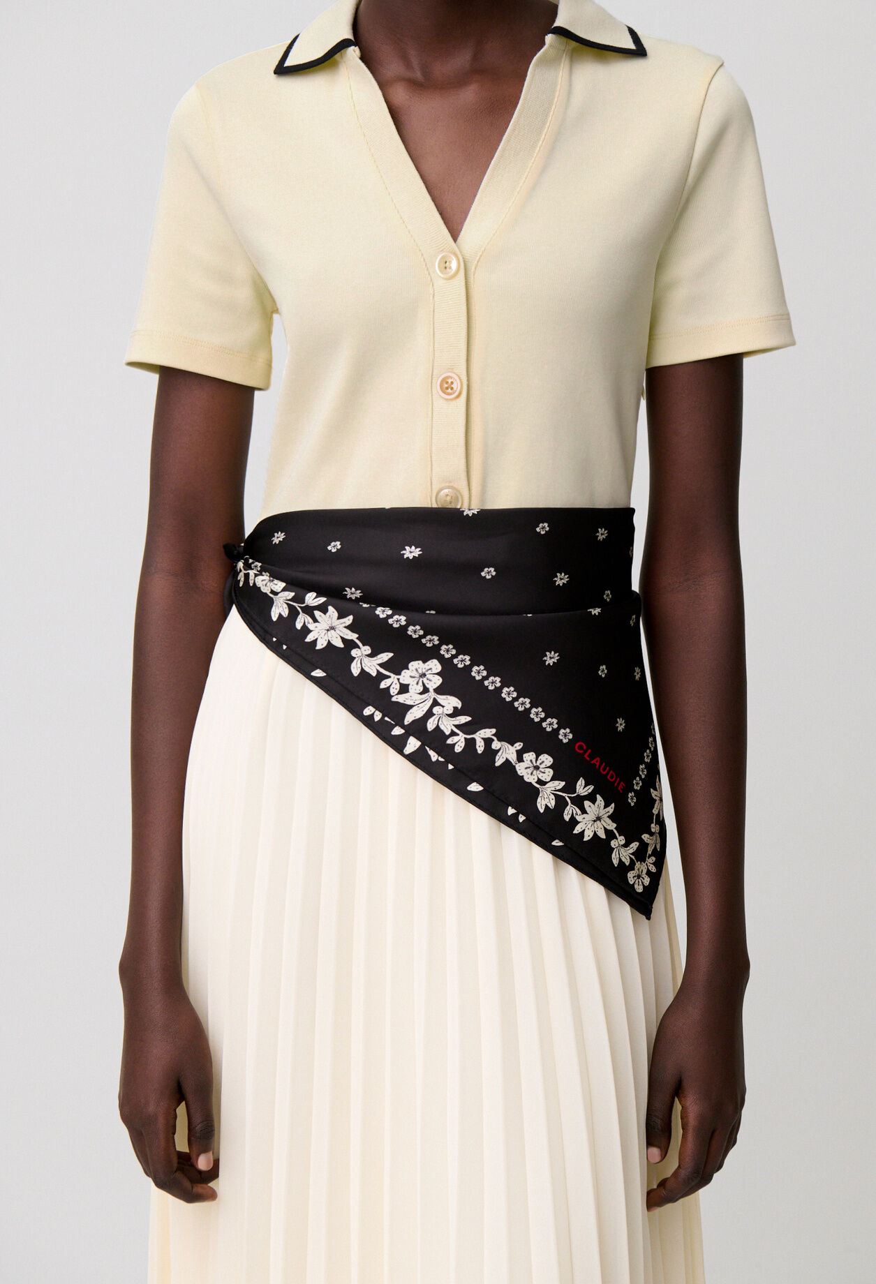 Foulard carré imprimé