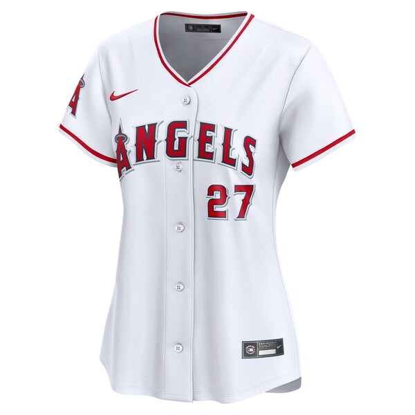Mike Trout Los Angeles Angels Nike Women's Home Limited Player Jersey - White