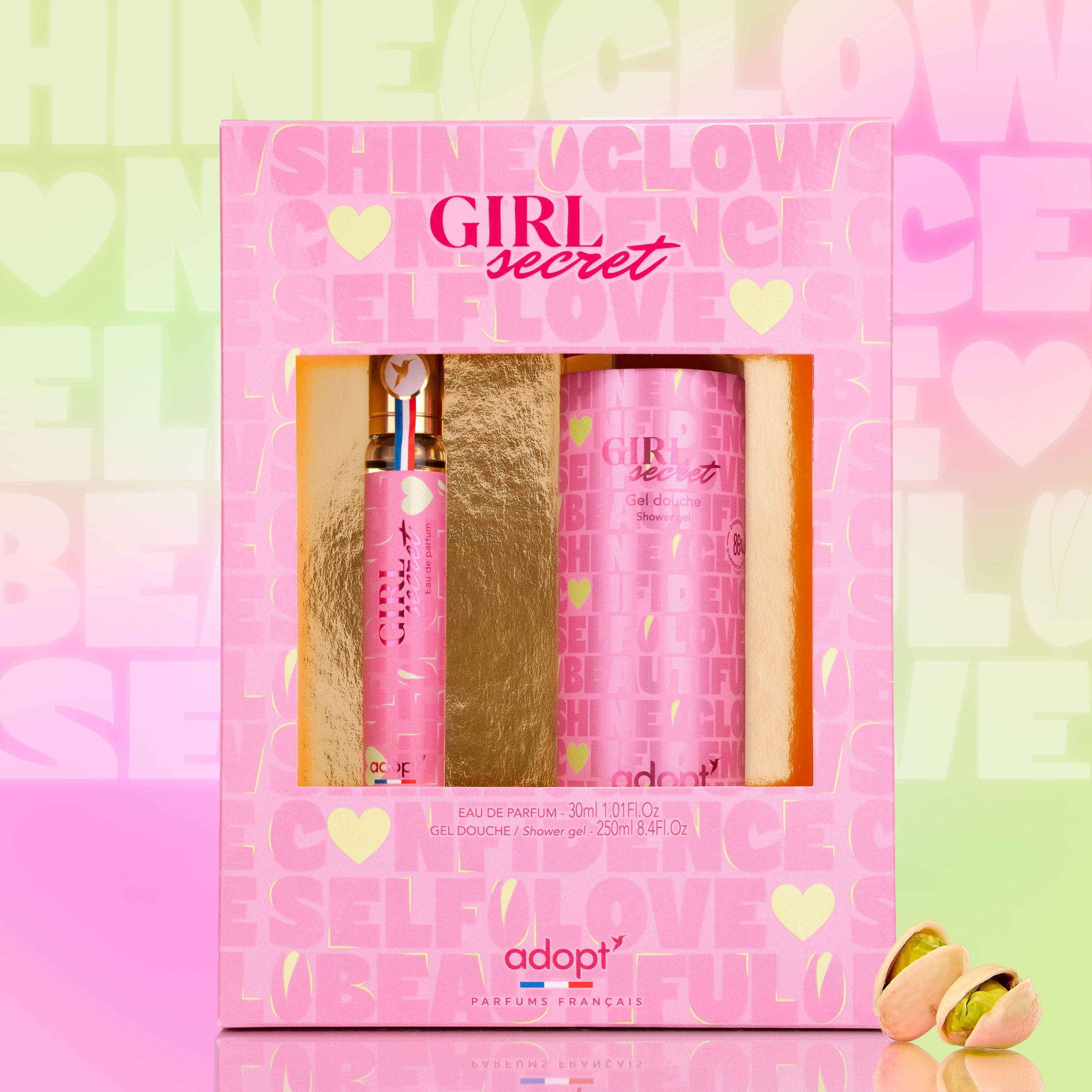 Girl SecretCoffret eau de parfum 30 ml   gel douche 250 ml
