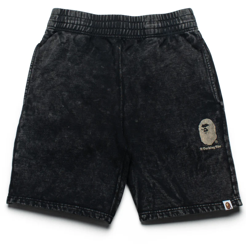 A Bathing Ape Overdye Sweatshorts - Black
