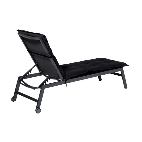 Liegenauflage »Basic«, Basic black 200 x 65 cm
