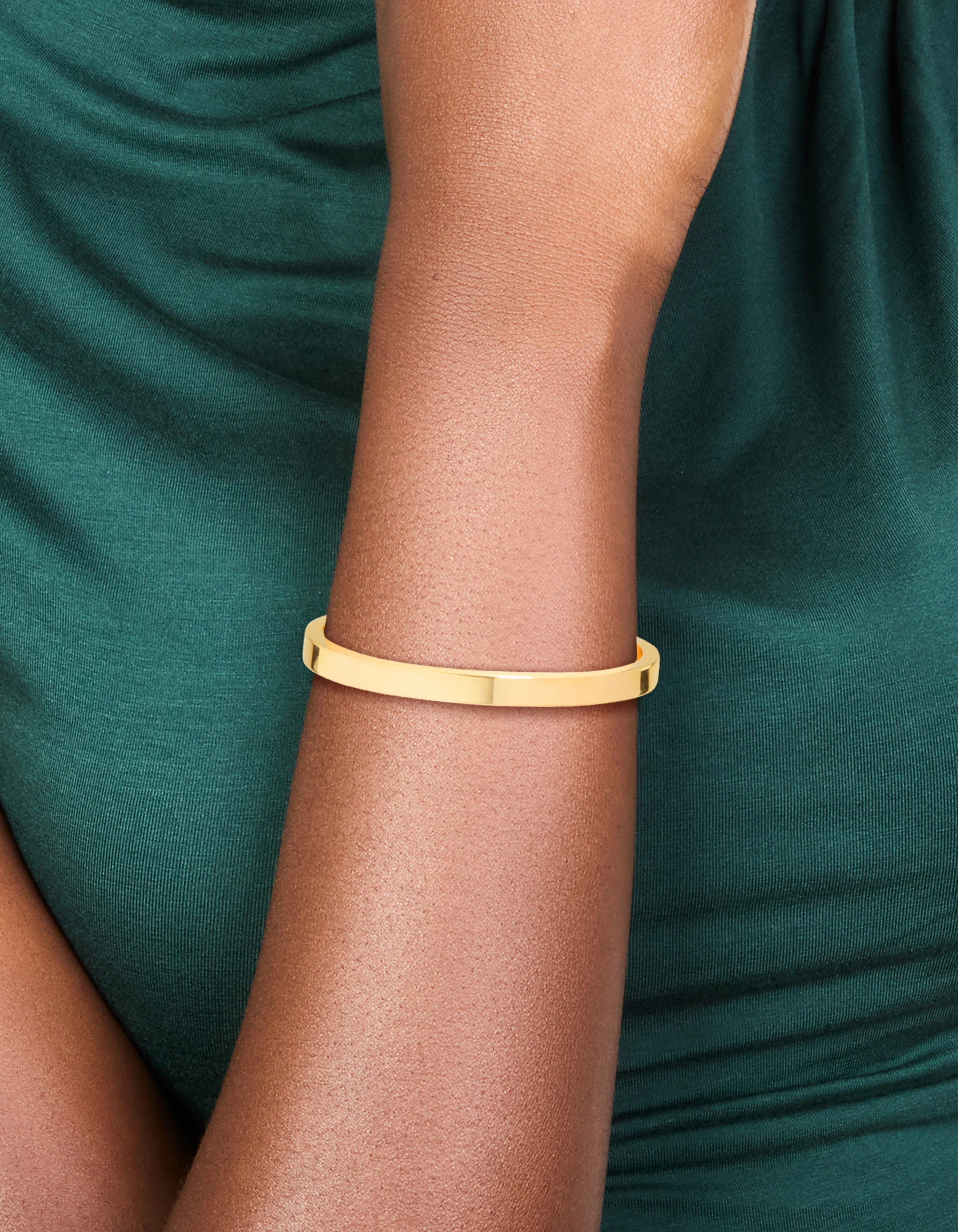 Waterproof Gold Plated Stainless Steel Toggle Bangle