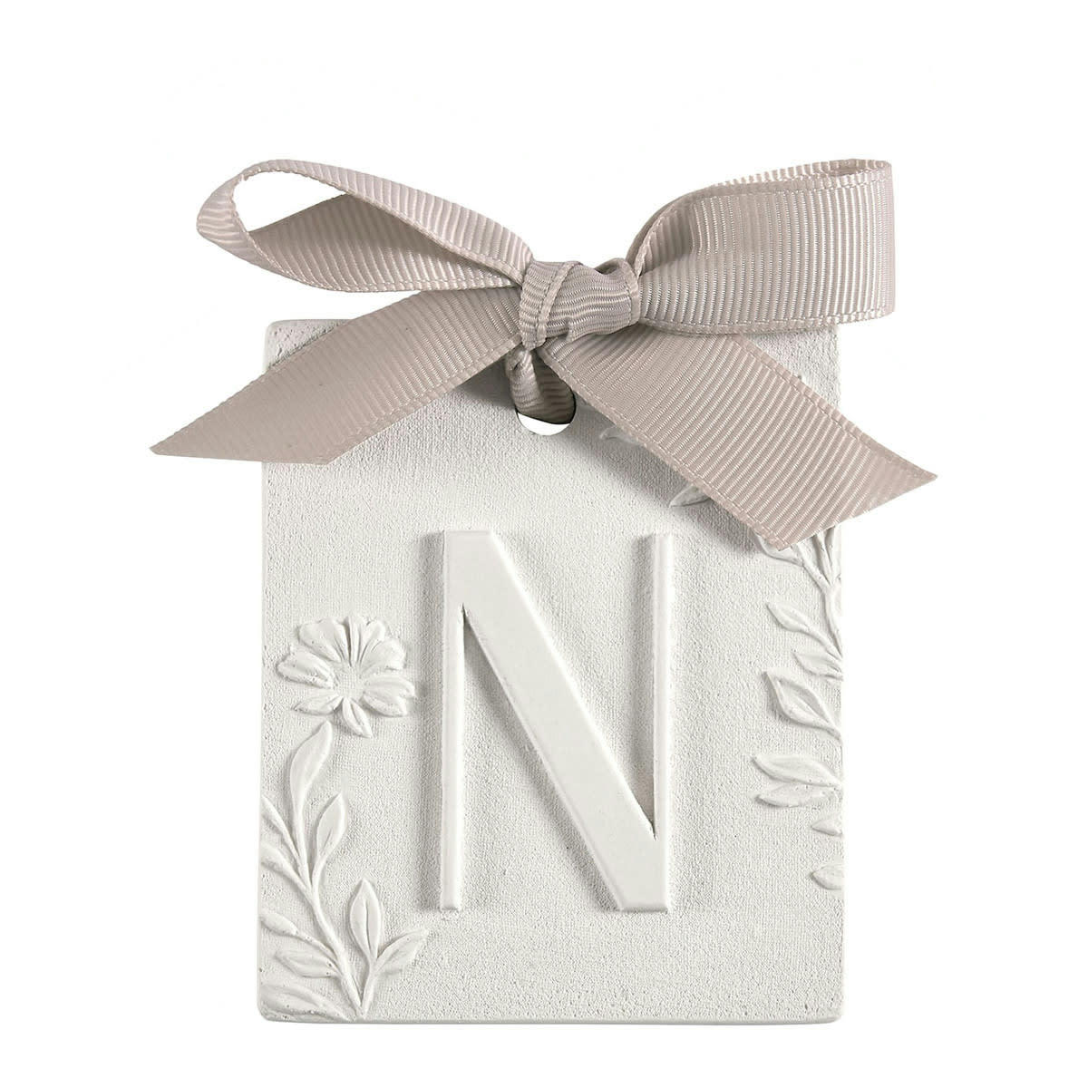 - Décor parfumé lettre N - Fleur de Coton