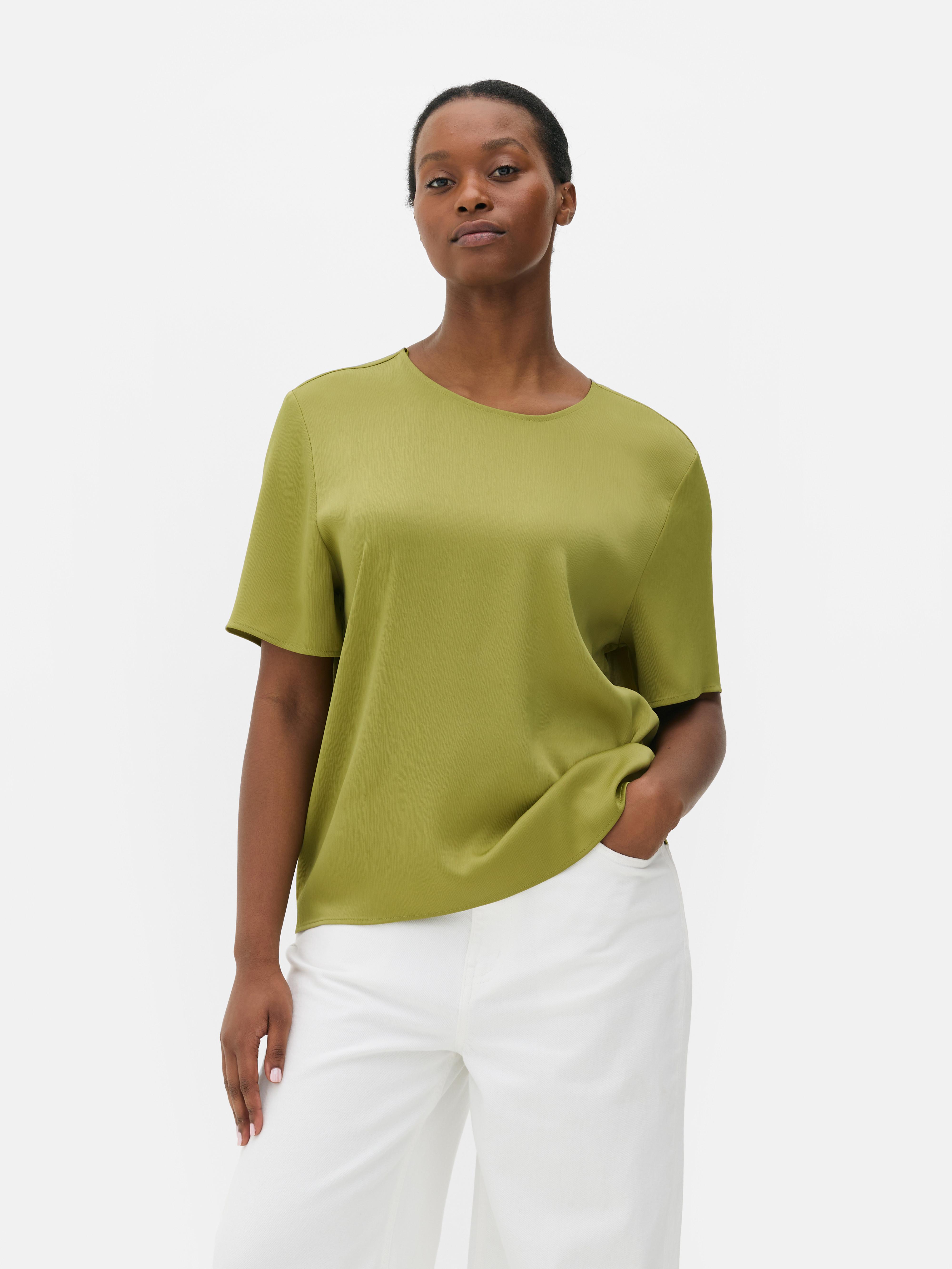 Relaxed Satin Tee