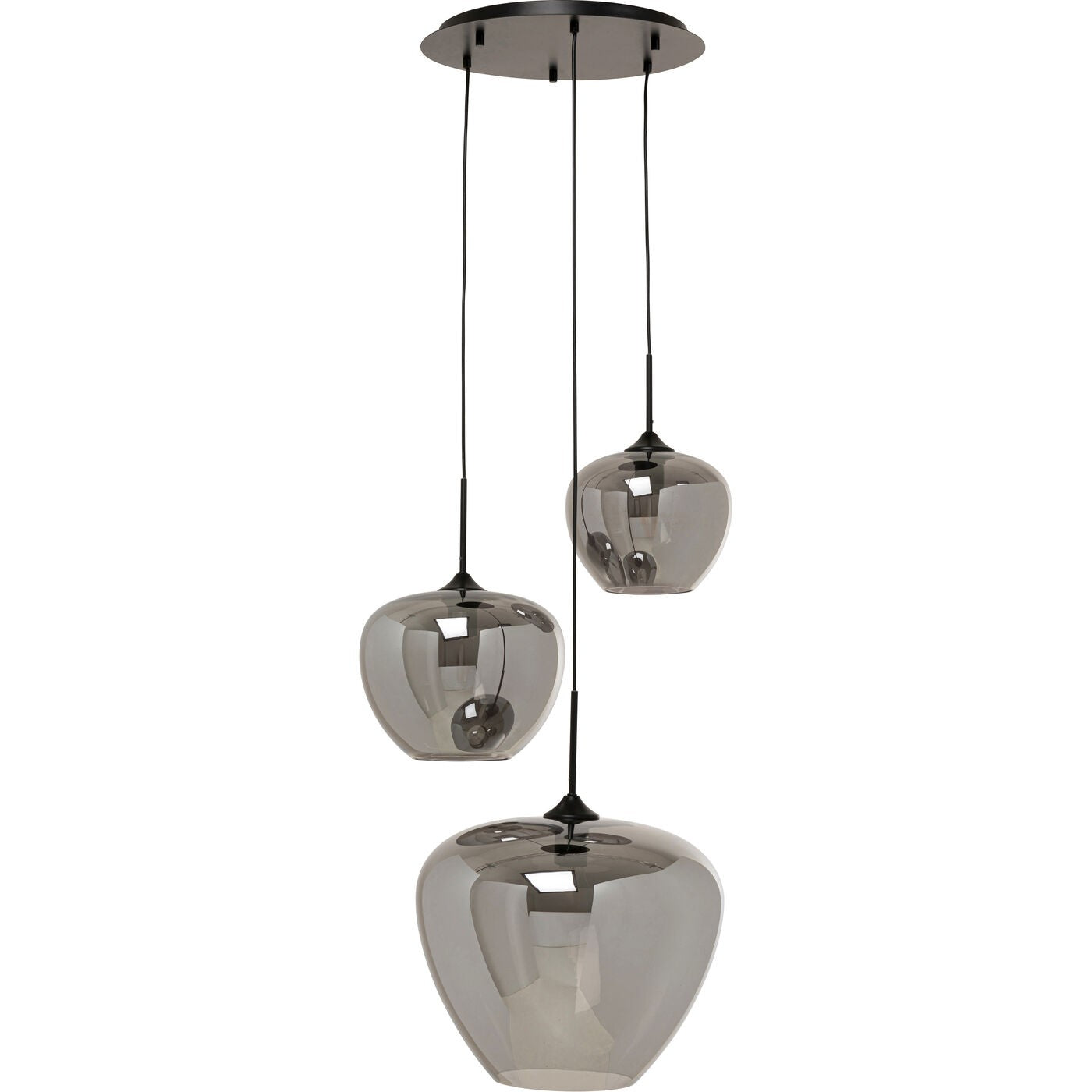 Kare Design Hanglamp Sphere 3 smoke