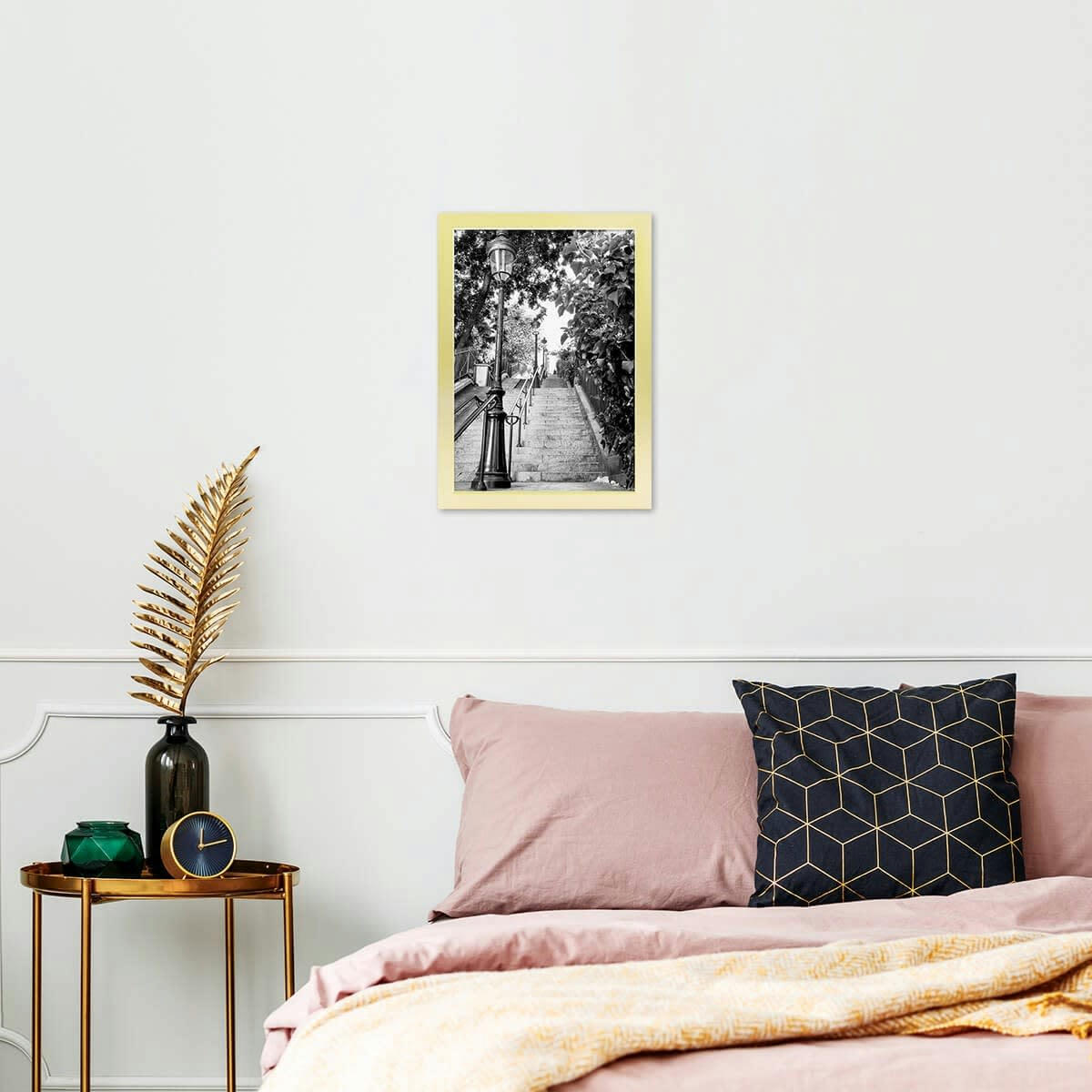 PRECIOUS - Cadre photo doré 20x30/A4 cm résine recyclée