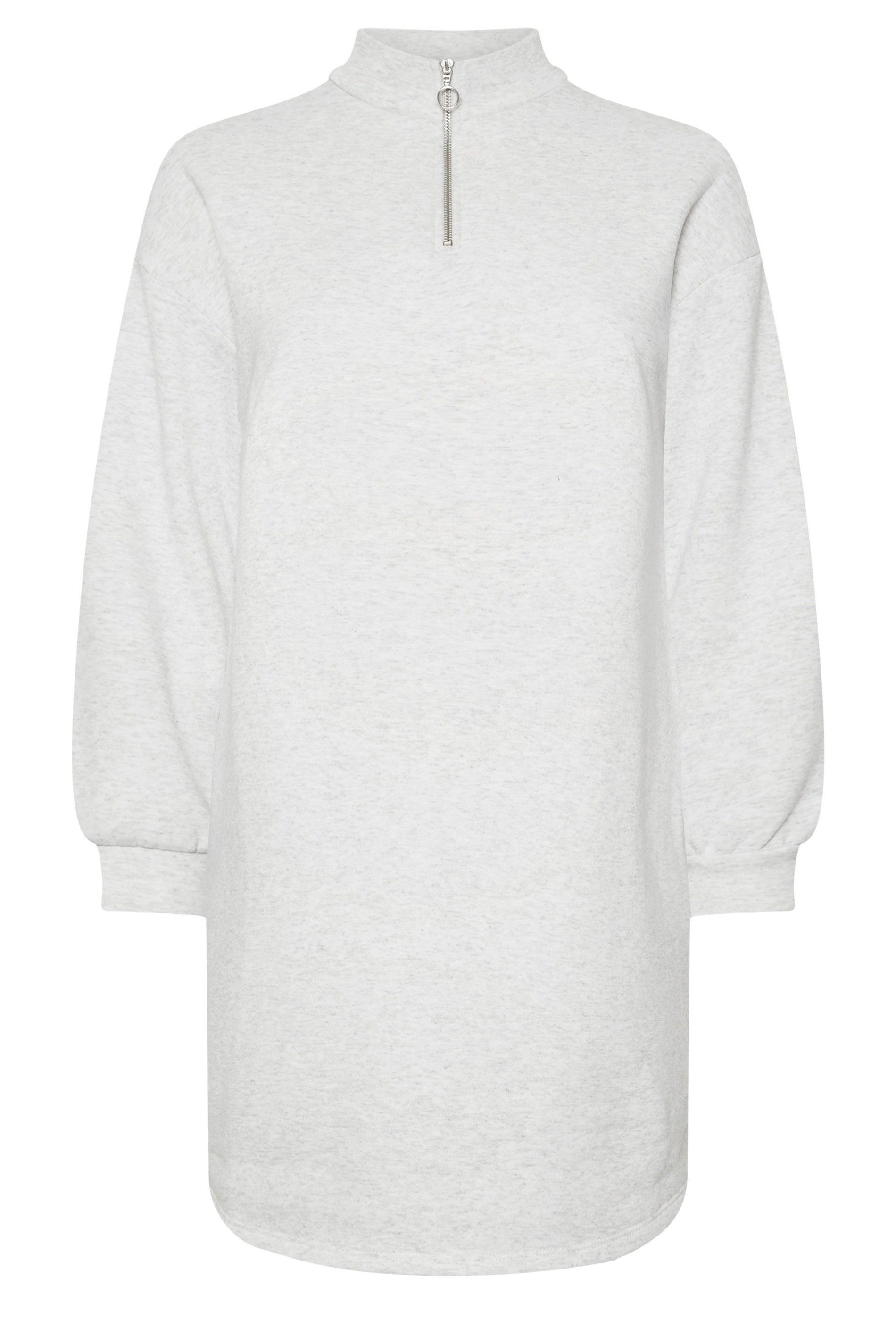 Yours Zip Neck Jumper Dress