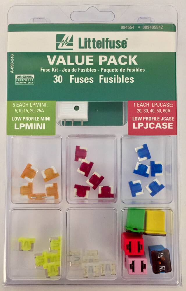 Littelfuse Low Profile Mini Jcase Tech, 30-pk