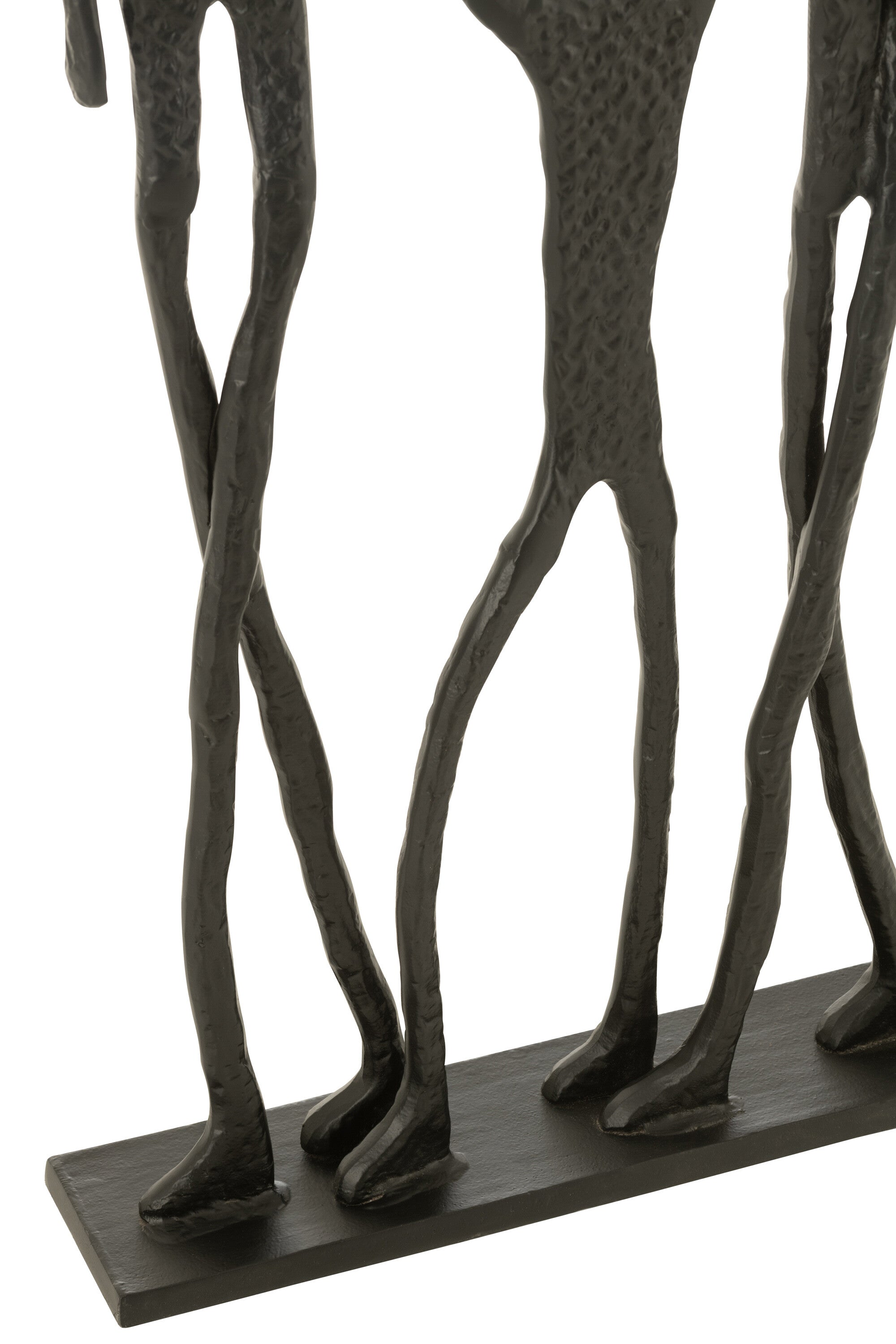 J-Line figuur Familie - aluminium - zwart