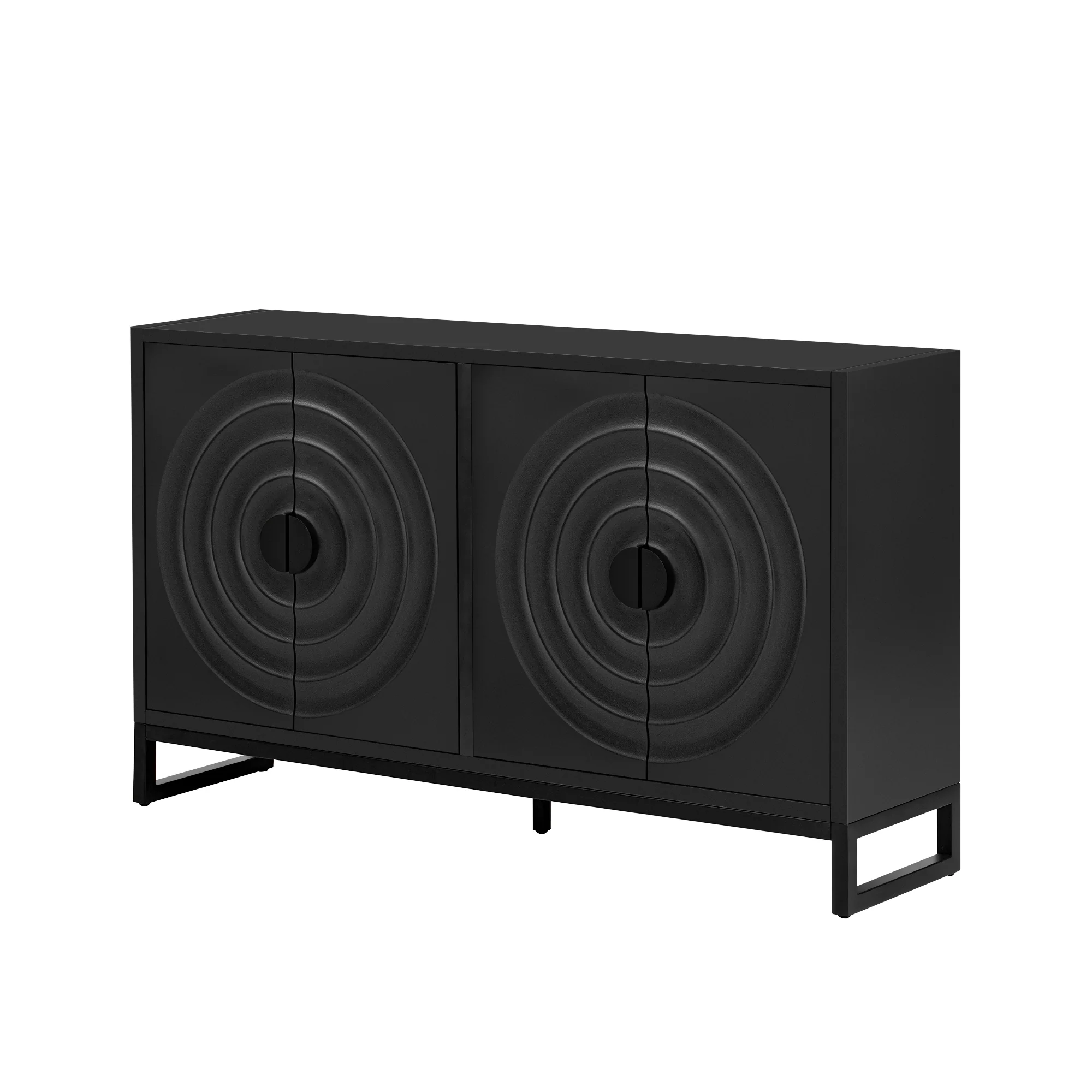 Storage Cabinet Sideboard Wooden Cabinet with Adjustable Shelves