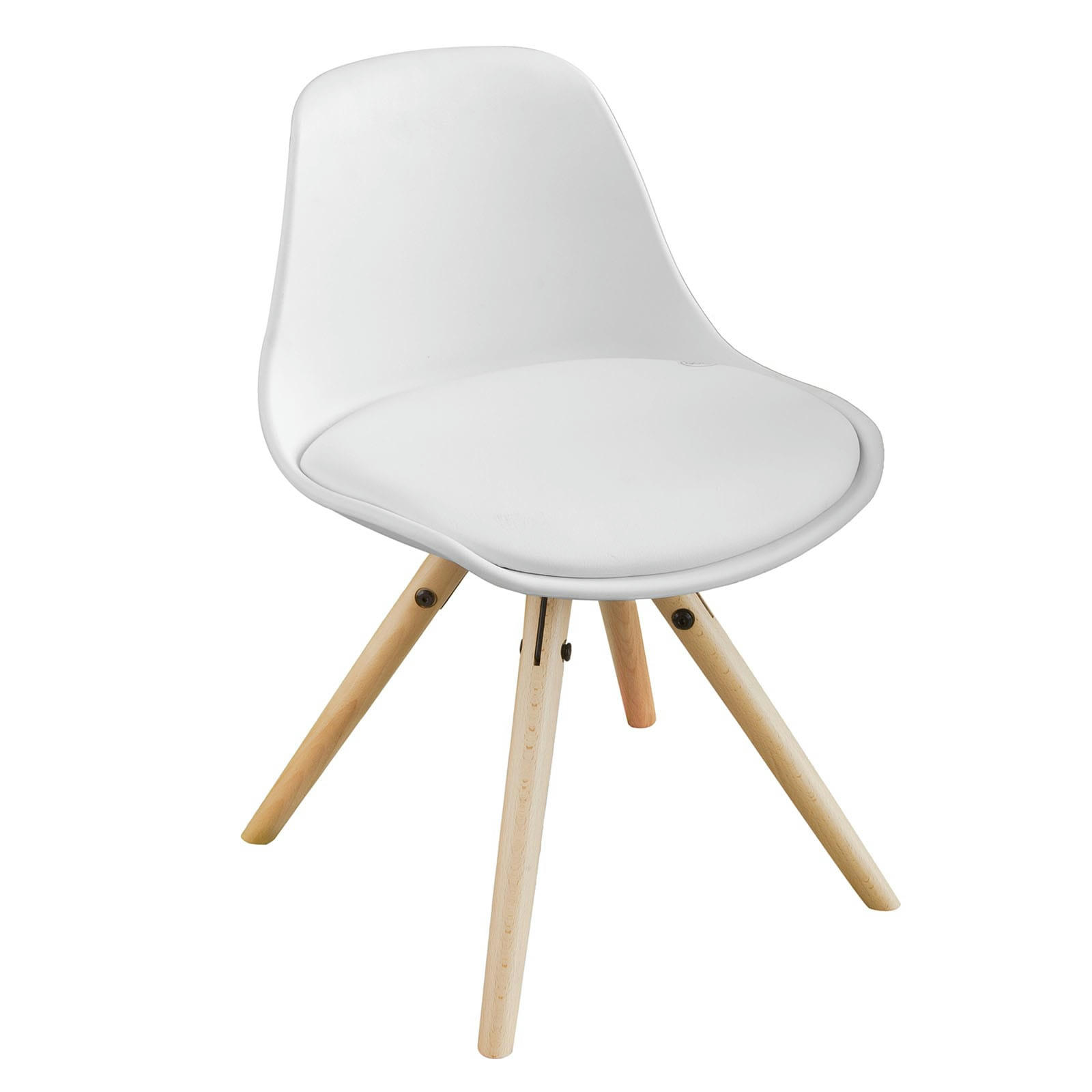 - Chaise pour enfant blanche en bois