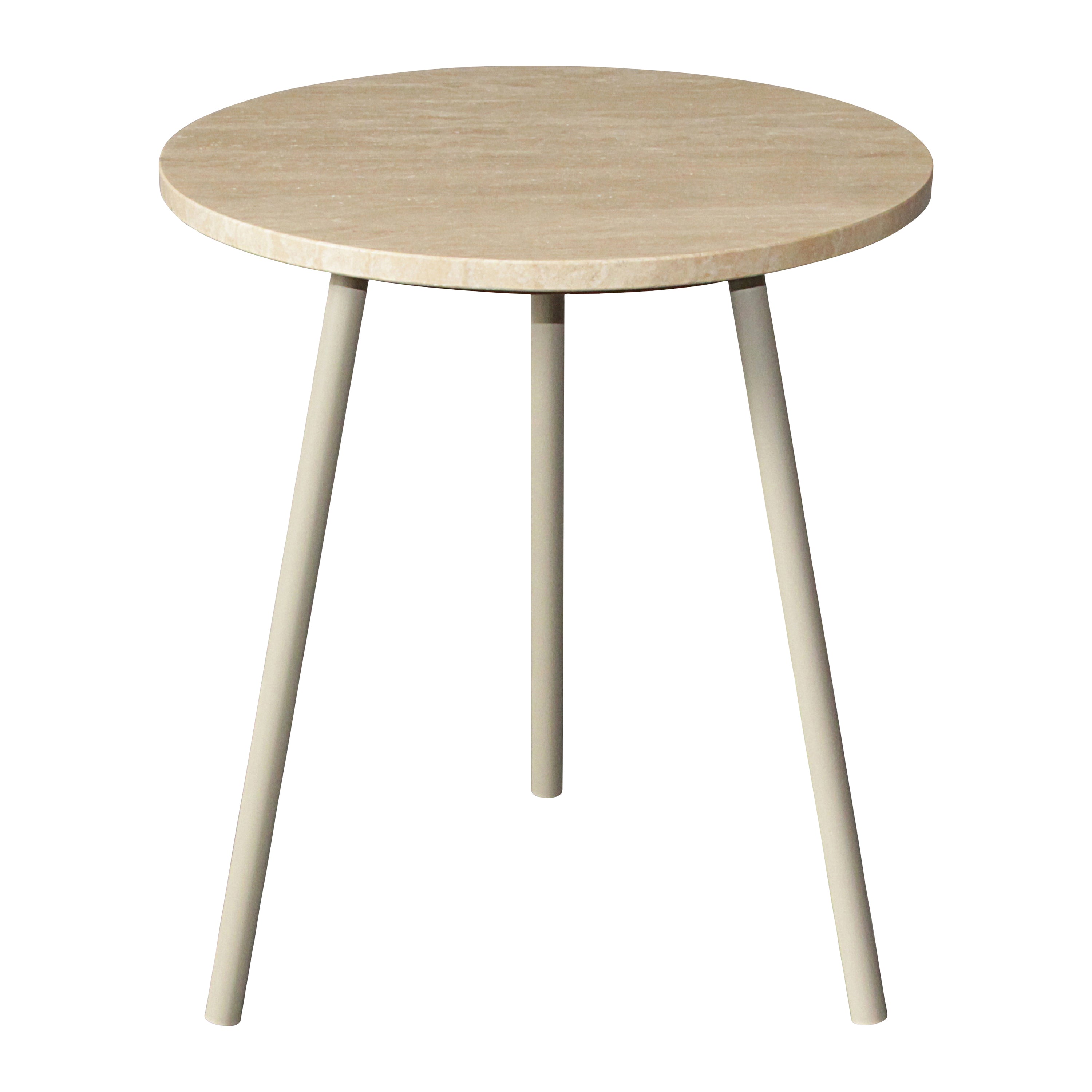 by fonQ Vein Bijzettafel H 51 x Ø 45 cm - Naturel