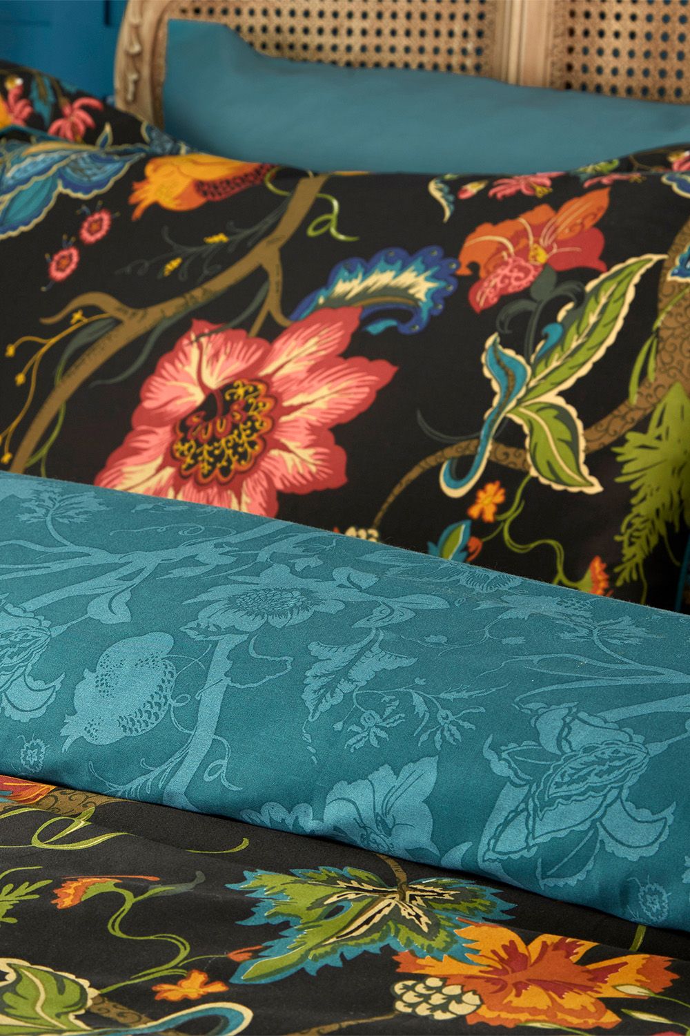 Paoletti Botanist Floral 200TC Cotton Sateen Duvet Cover Set