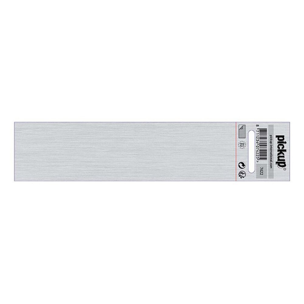 SKILT PICKUP BLANC ALU 165 X 44 MM