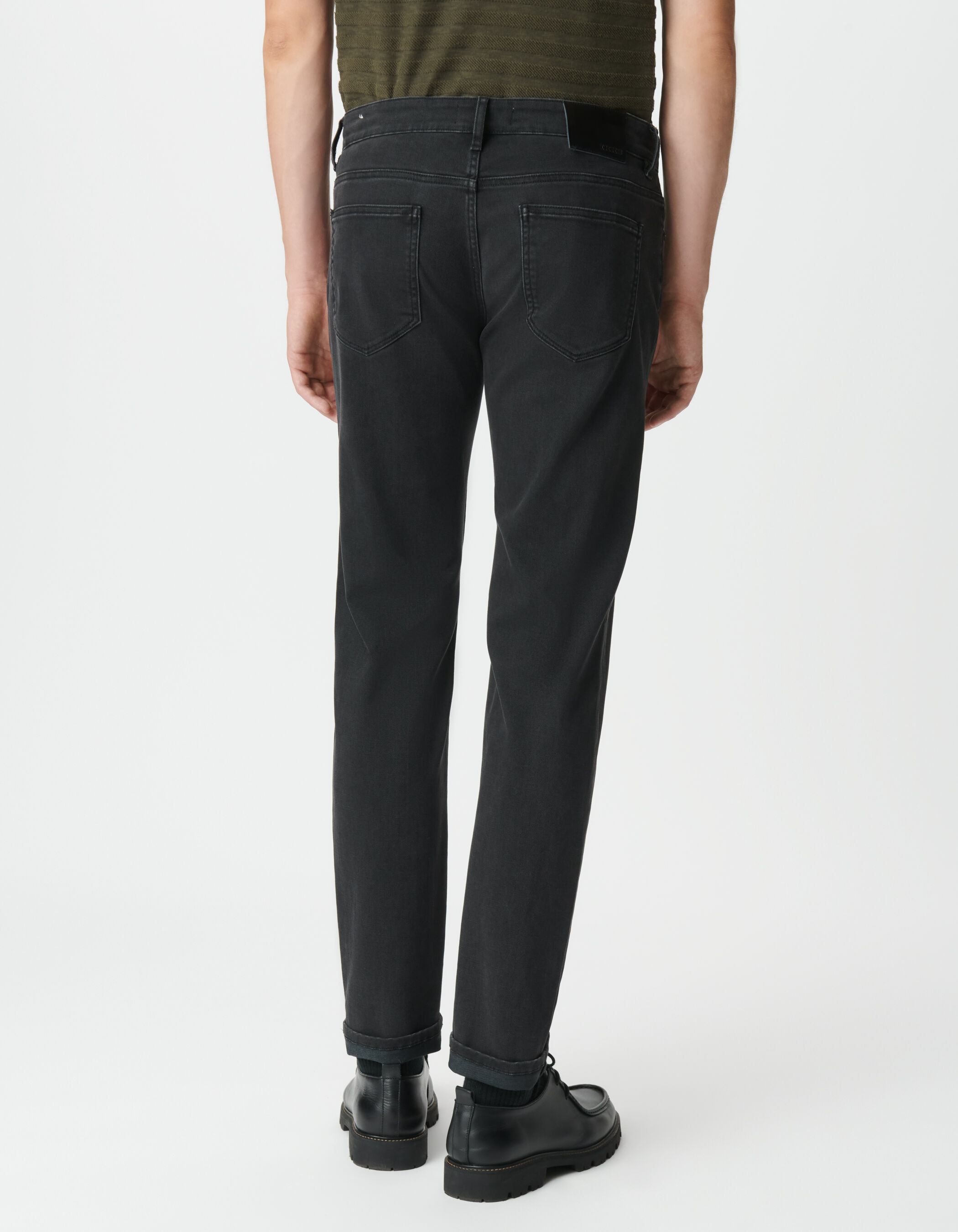 Jean slim noir vieilli Bruce Homme