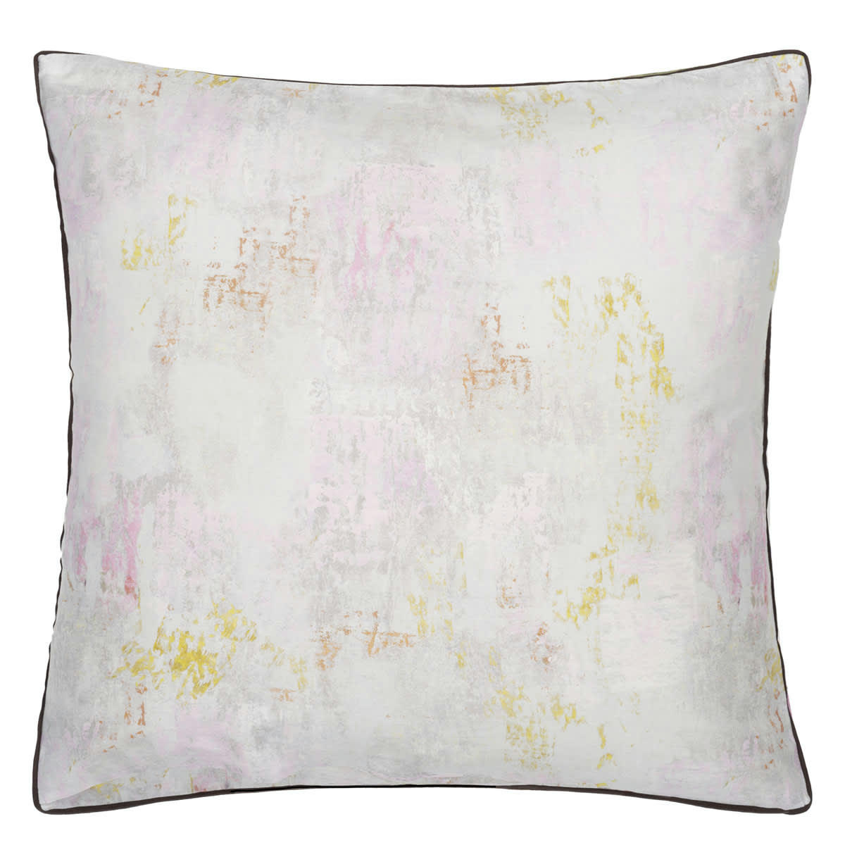 ACHARA - Taie d'oreiller en satin de coton multicolore 65x65