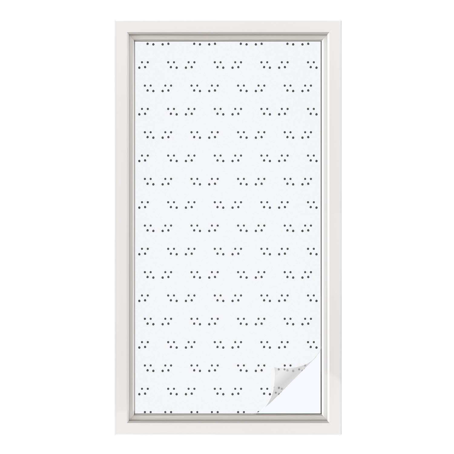 Folia okienna Kropkowy wzór ochrona prywatności 50x100 Wallfluent