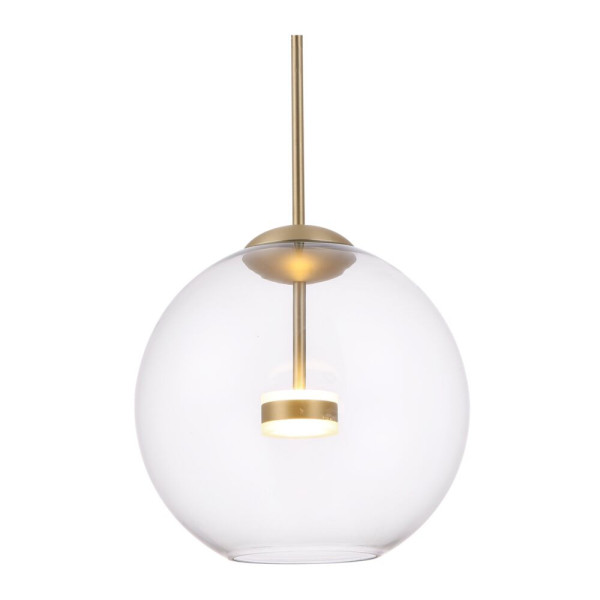 Lampa wisząca COMETA mosiężno-złota LED 1x12W Ciepła biel 750lm Maytoni