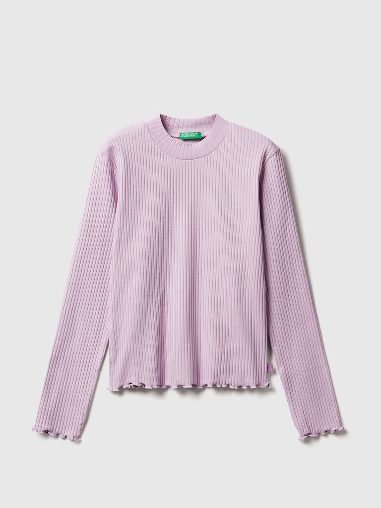 Slim fit stretch cotton t-shirt