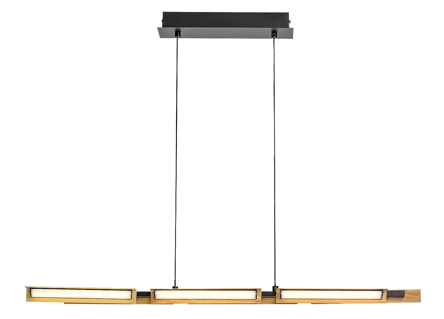 Lampa wisząca Remiel czarna matowa-biała LED 1x30W 3000K 1570lm Rabalux