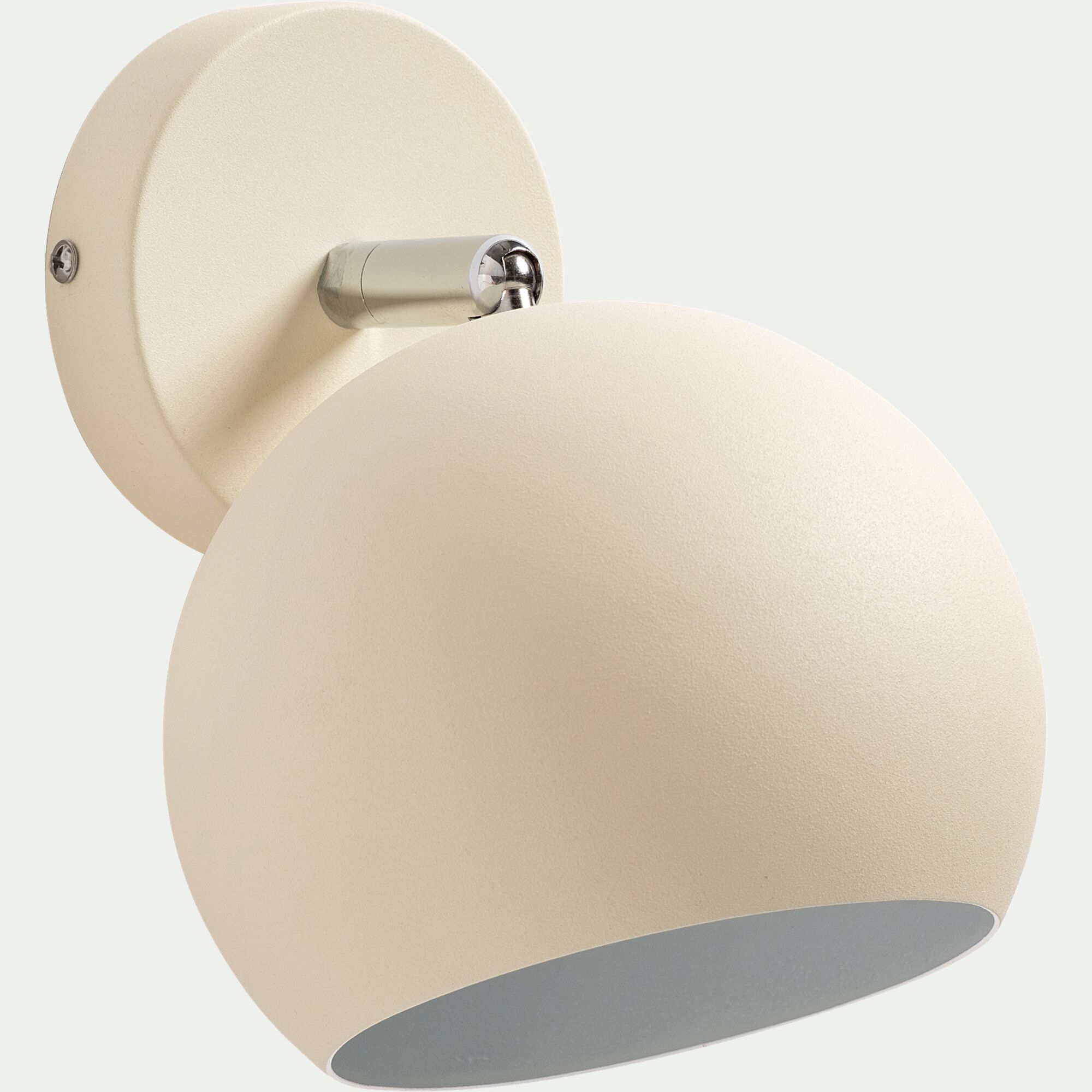 LIANDY - Applique murale électrifiée acier - beige