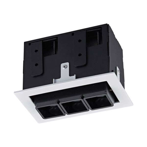 Oprawa wpuszczana HARPERczarno-biała LED 6W 3000K 350lm IP20 Italux
