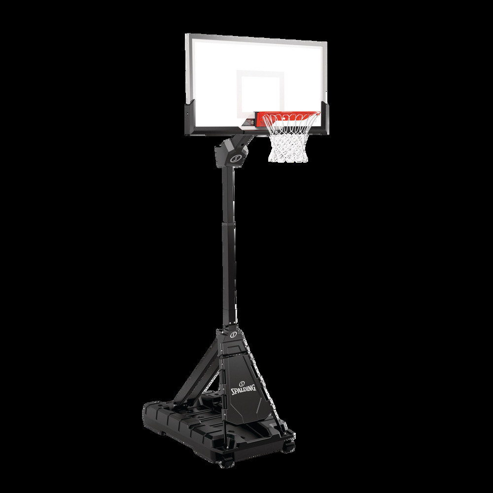 Spalding Momentous Easy Assembly Acrylic Portable Basketball Hoop System, 54-in