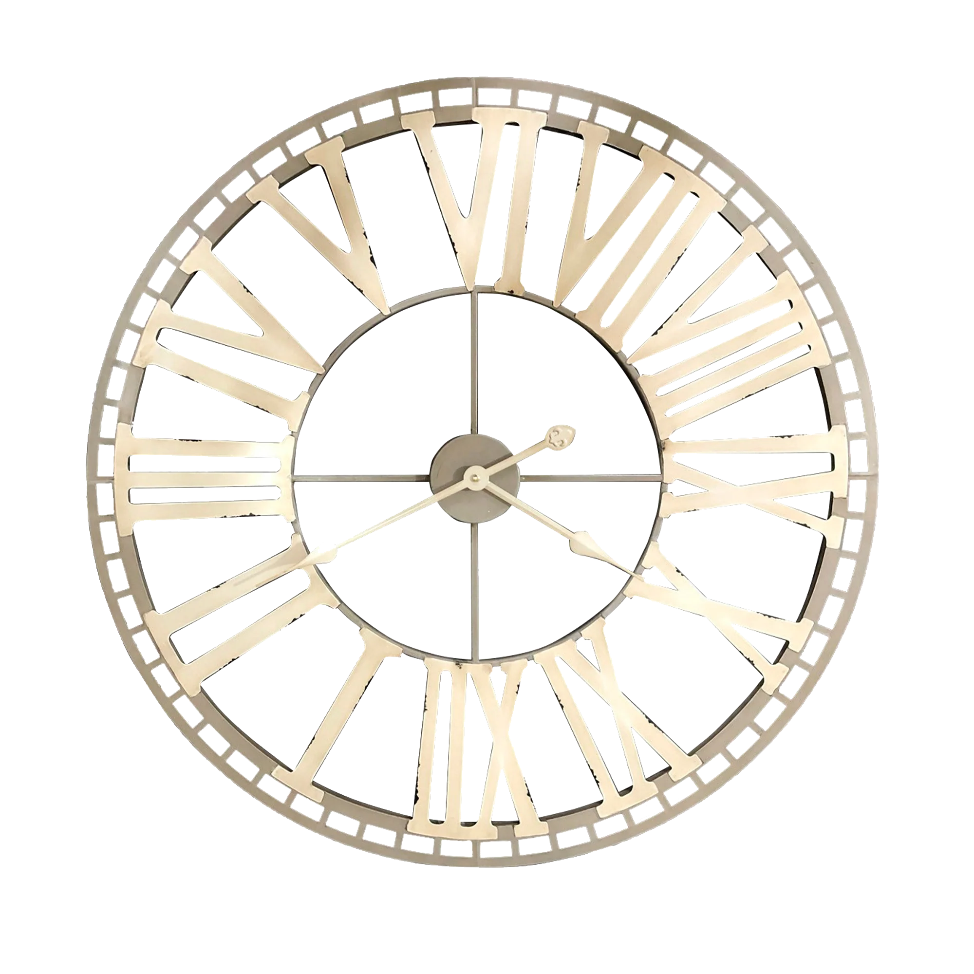 4MURS Horloge en métal NIMES coloris beige