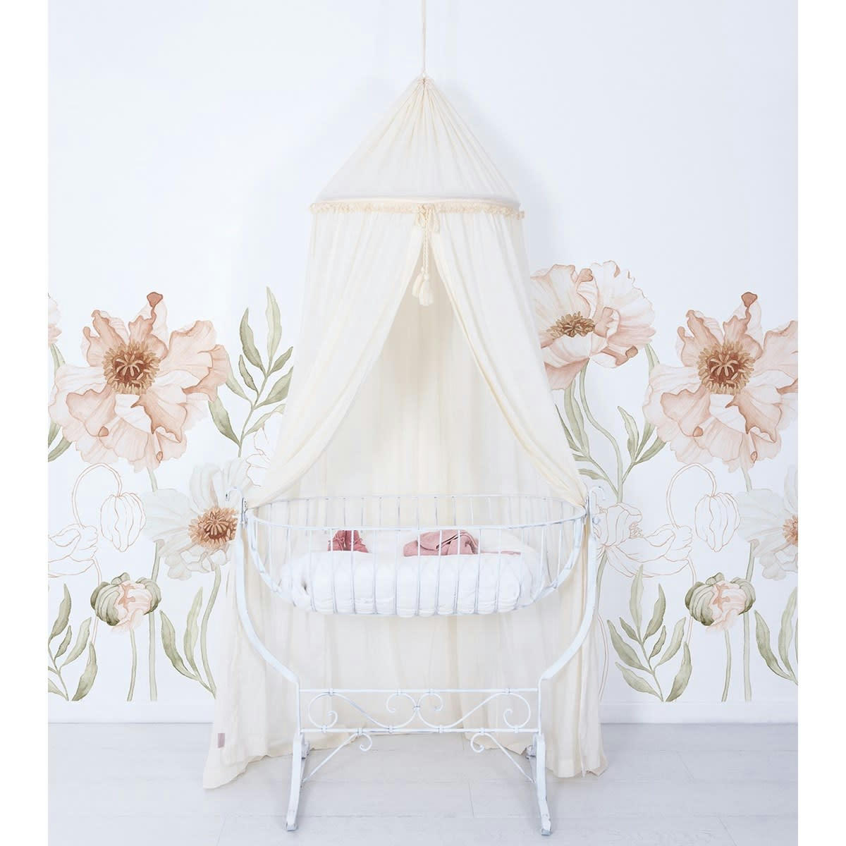 POPPIES - Papier peint panoramique champs de coquelicots, rose 4 m x 2,48m