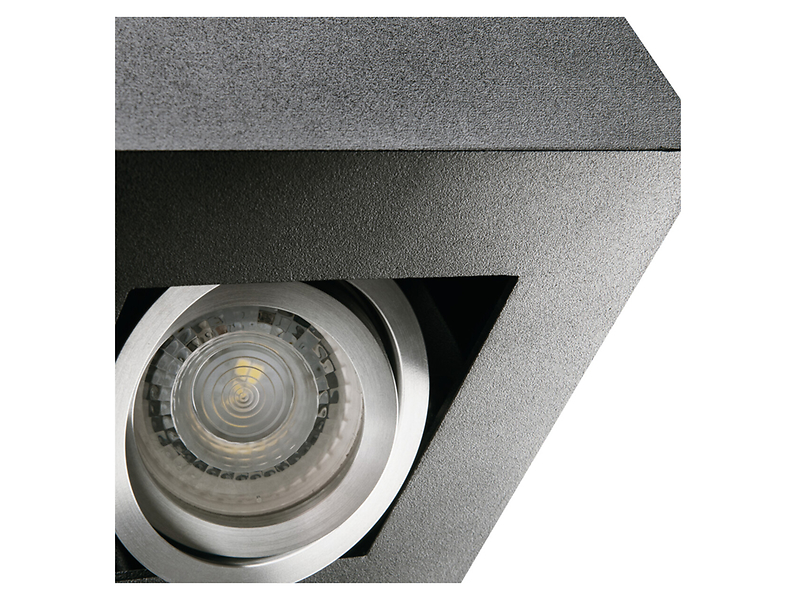 Lampa natynkowa Stobi aluminiowa 14,3 cm czarna