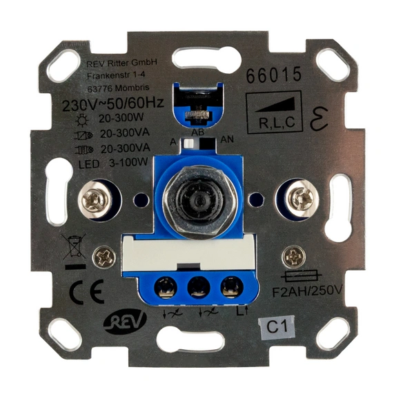 Dimmer, BxHxL: 7,08 x 5,1 x 7,08 cm, silber