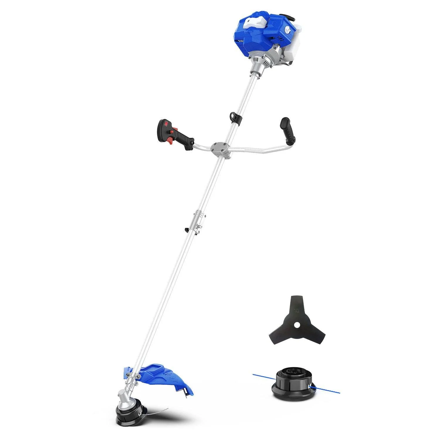 52cc Higher Fuel Efficiency Weed Wacker Gas Powered 3-in-1 String Trimmer
