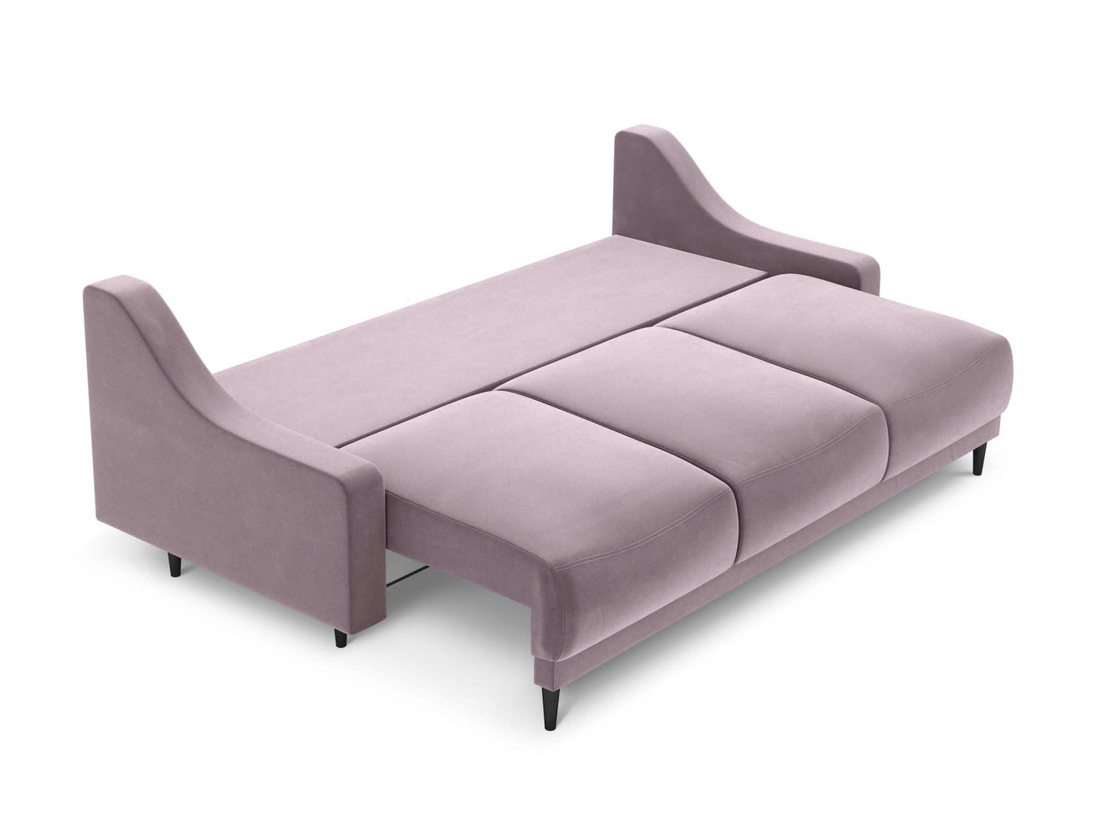 RUTILE - Canapé 3 places en velours lavande